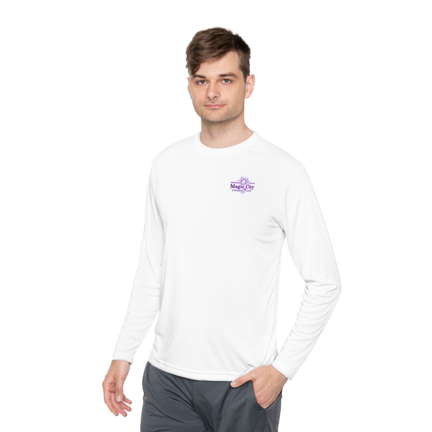 MCPC POCKET LOGO (FRONT ONLY) Unisex Moisture Wicking, Lightweight Long Sleeve Tee