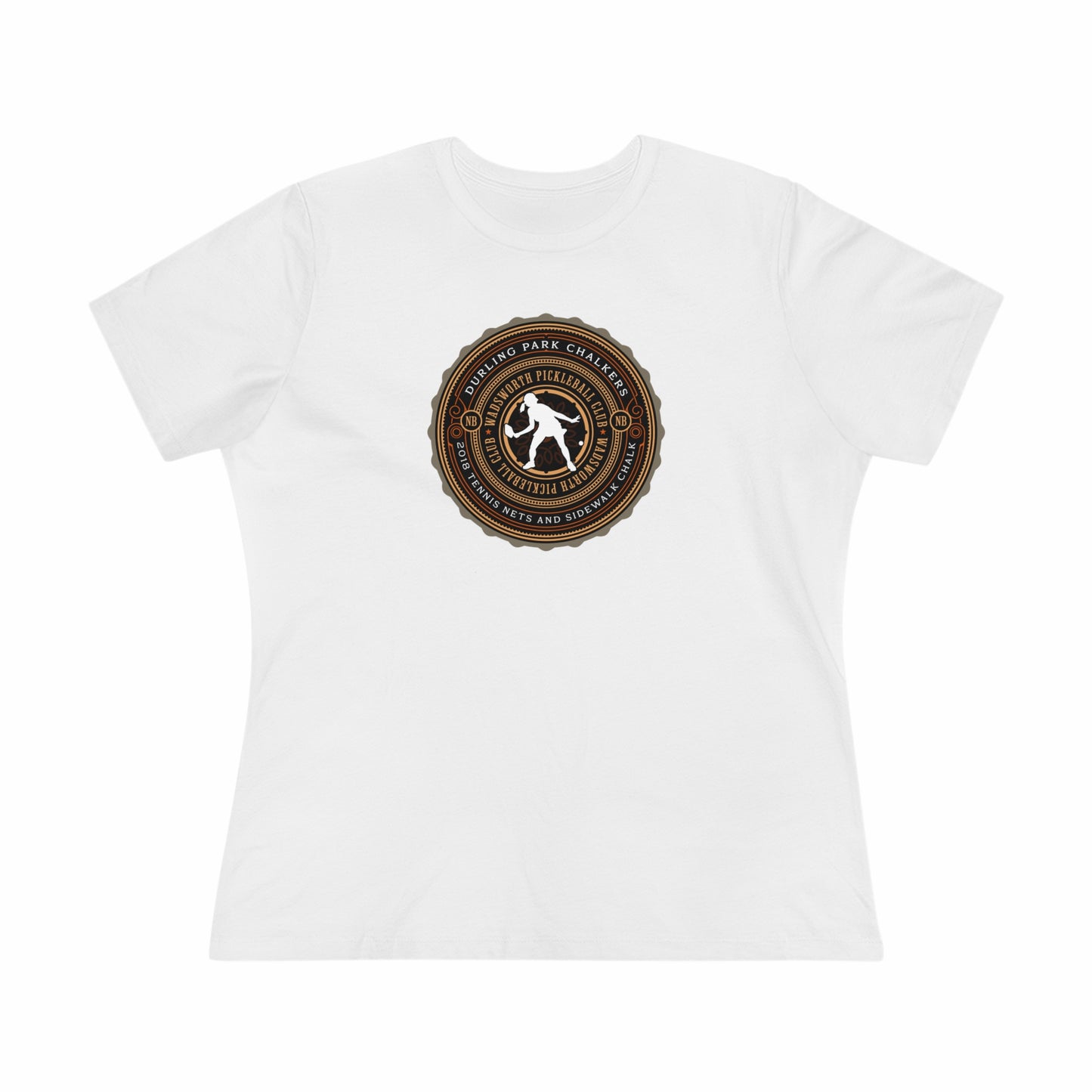BEDILLION-DURLING PARK CHALKERS (FRONT & BACK), Women's Relaxed Fit T-shirt