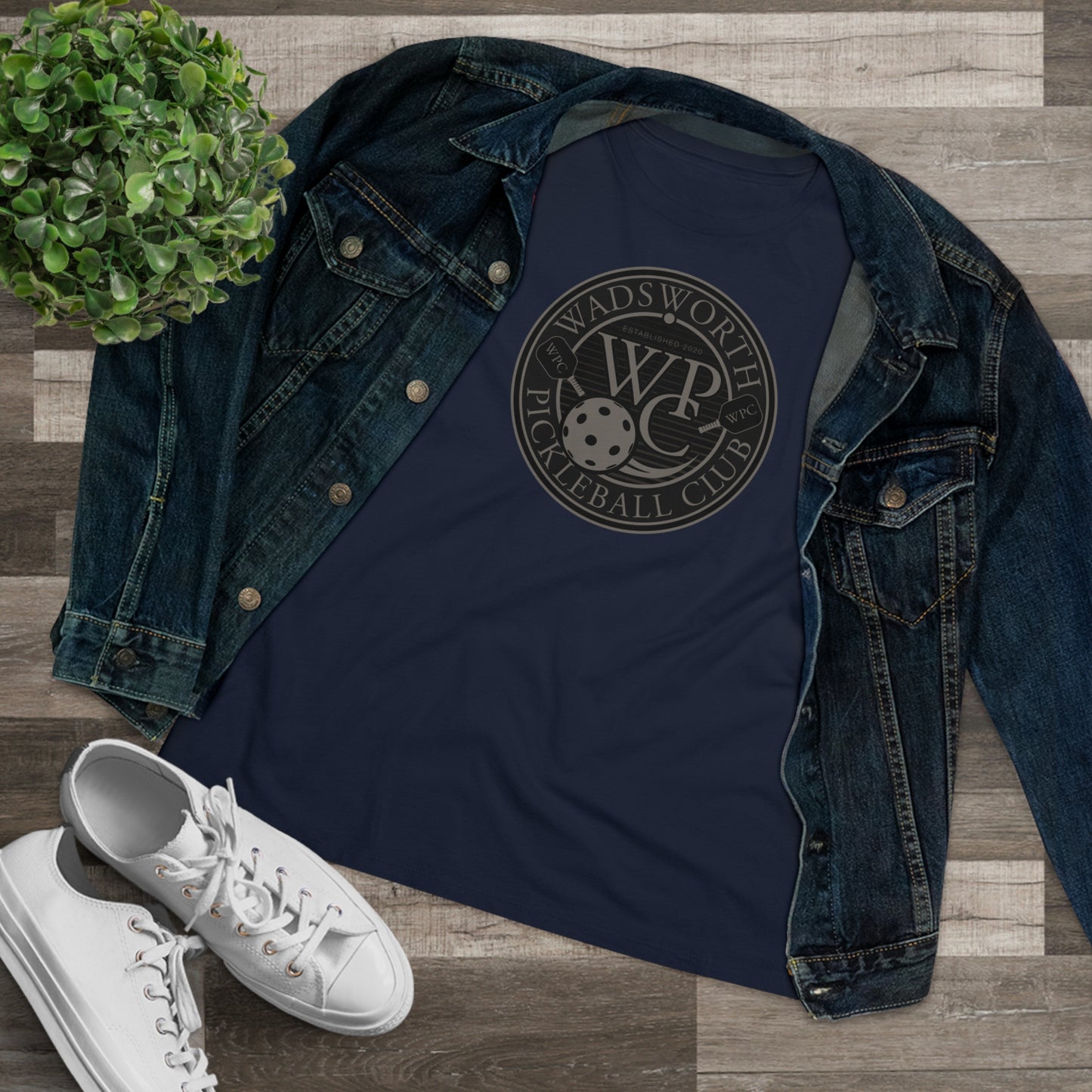 WPC GRAY BLACK, Relaxed Fit Women's T-shirt