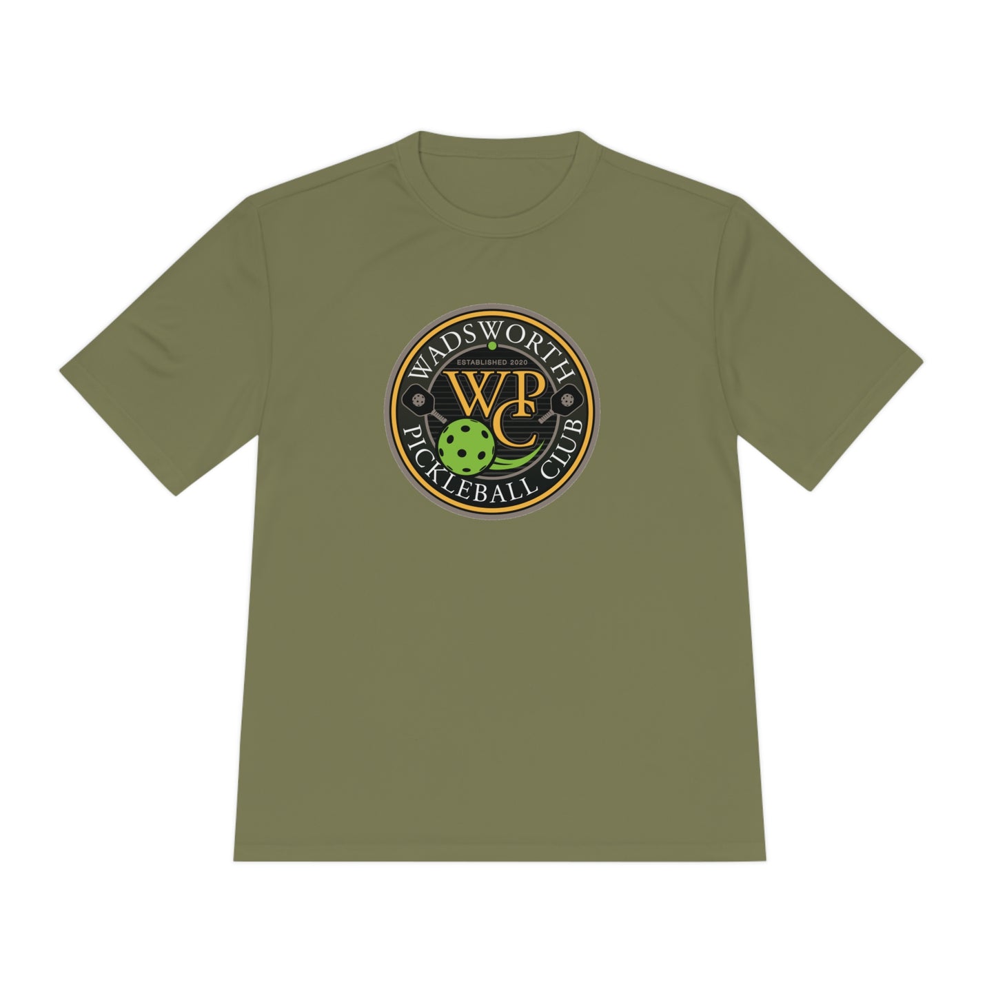 WPC COLOR LOGO SPORT-TEK (FRONT & PICKLEBALL BACK) - Unisex Moisture Wicking Tee