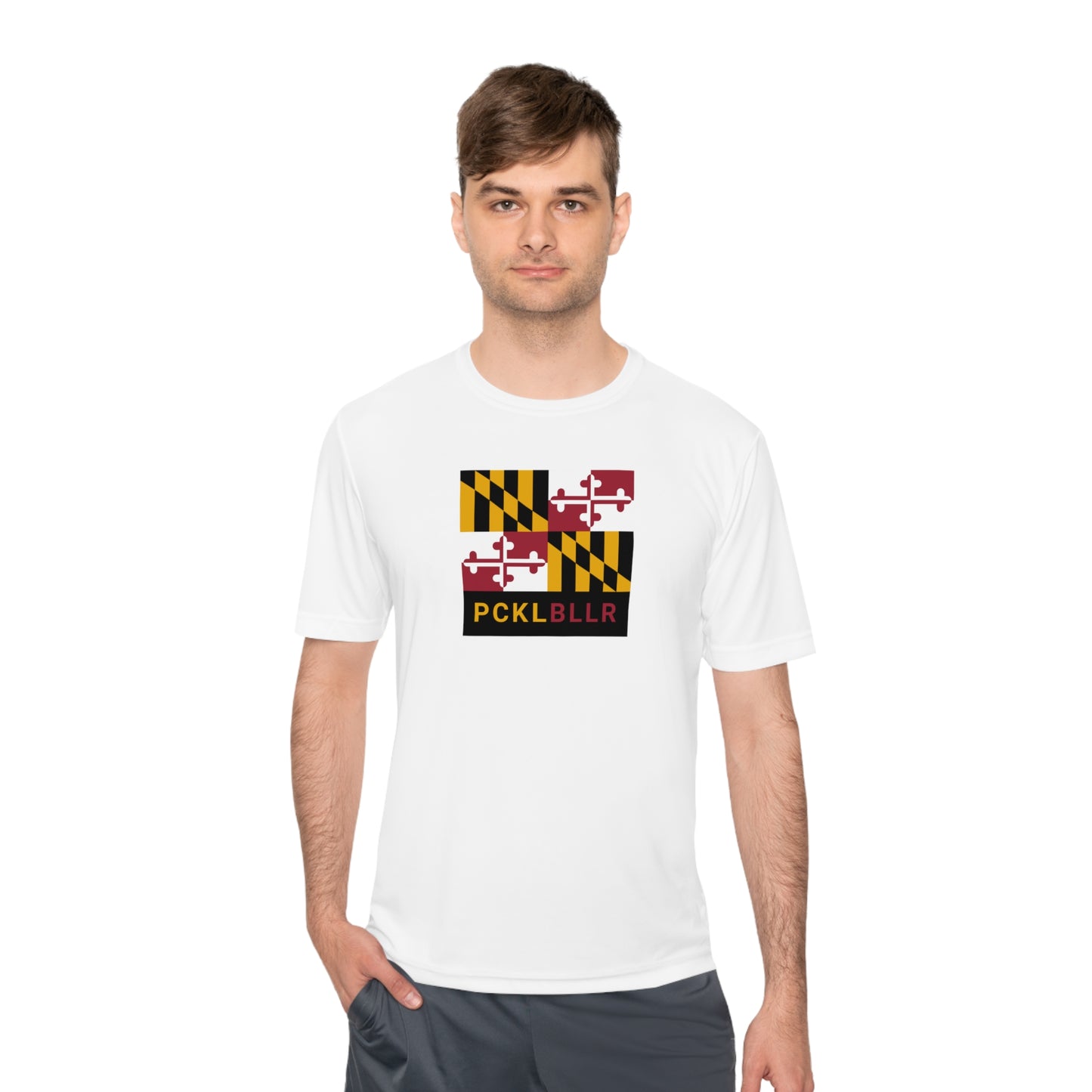 MD FLAG, PCKLBLLR- Unisex Moisture Wicking Tee