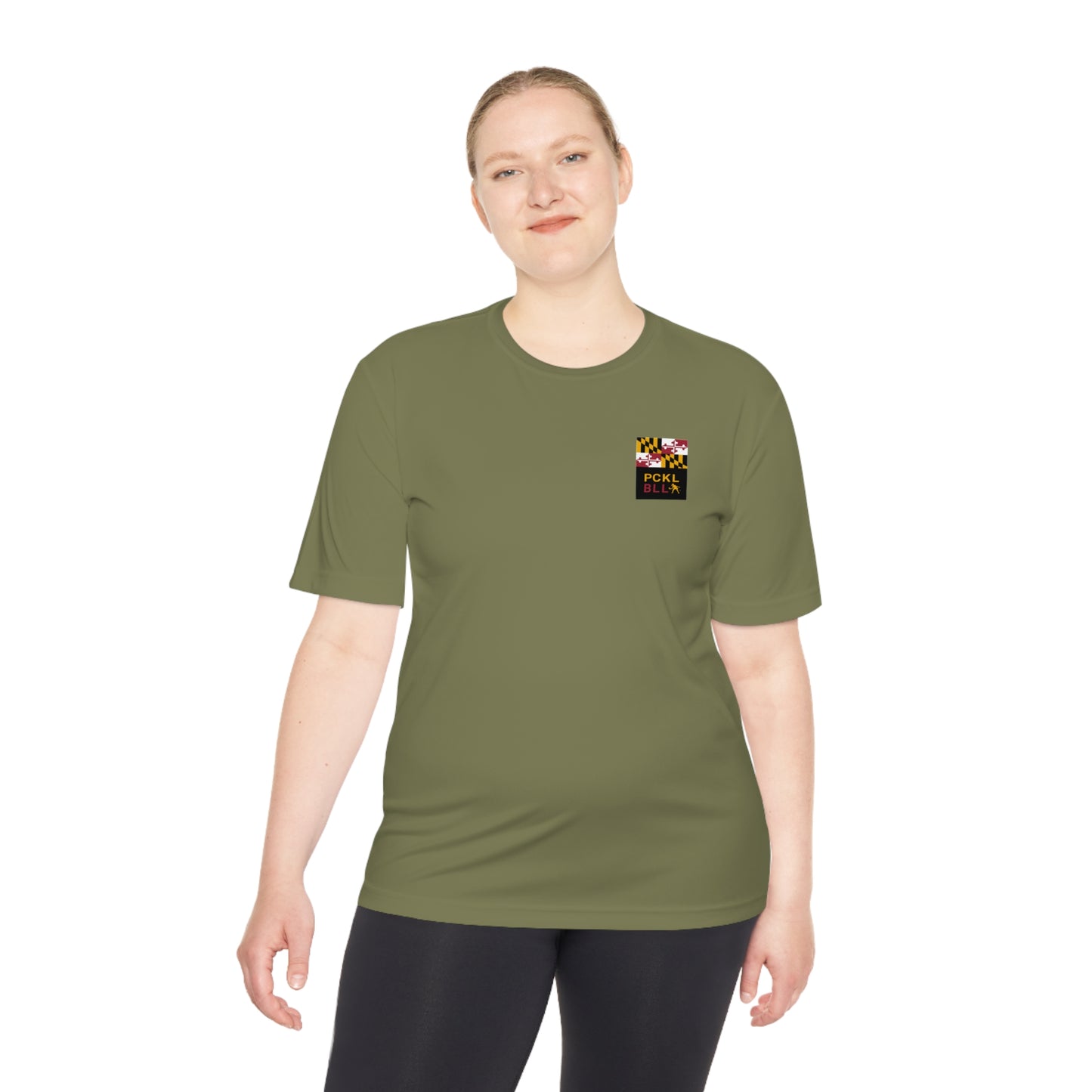 MD FLAG, PCKL-BLL WOMAN ATHLETE- Unisex Moisture Wicking Tee