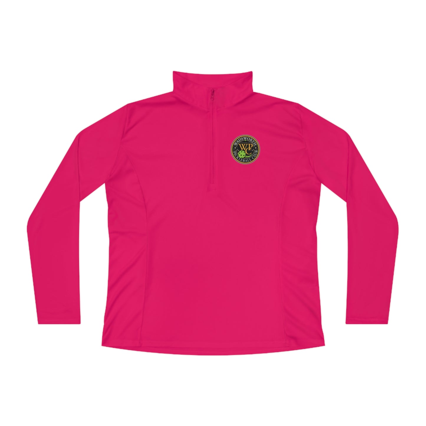 WPC CIRCULAR COLOR LOGOS LADIES SPORT-TEK (FRONT & BACK) - Ladies Quarter-Zip Pullover