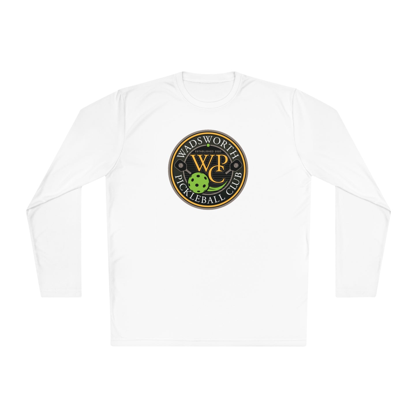 WPC COLOR LOGO SPORT-TEK (FRONT & PICKLEBALL BACK) - Unisex Lightweight Long Sleeve Tee