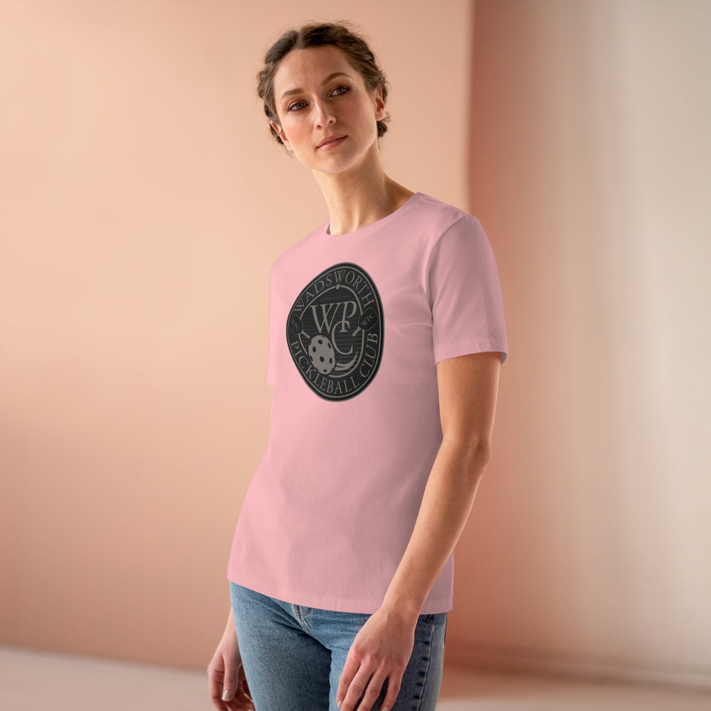 WPC GRAY BLACK, Relaxed Fit Women's T-shirt