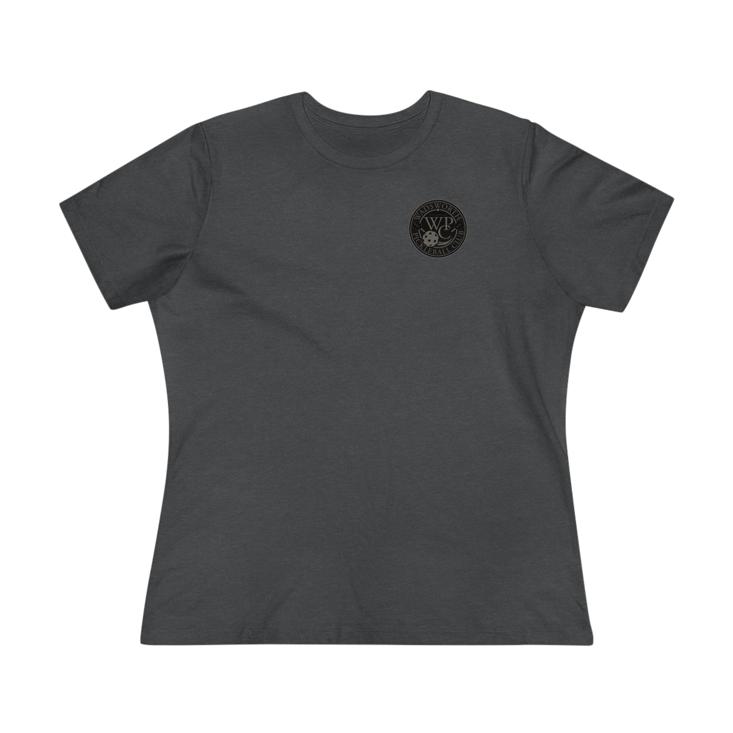 WPC GRAY BLACK POCKET, Relaxed Fit Women's T-shirt