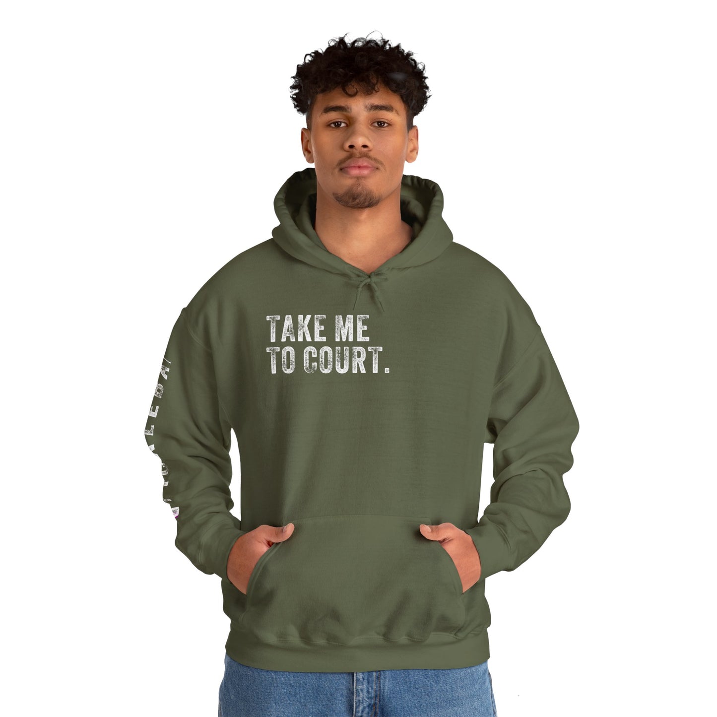 TAKE ME TO COURT, Unisex Heavy Blend™ Hooded Sweatshirt