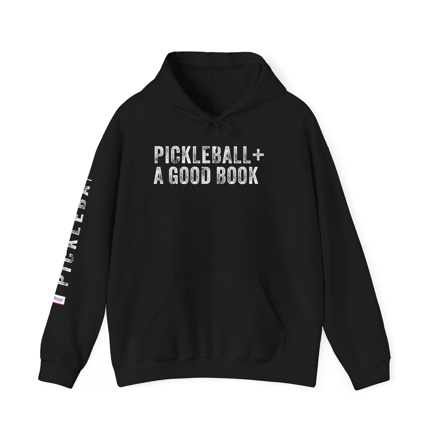 PICKLEBALL + GOOD BOOK, Unisex Heavy Blend™ Hooded Sweatshirt