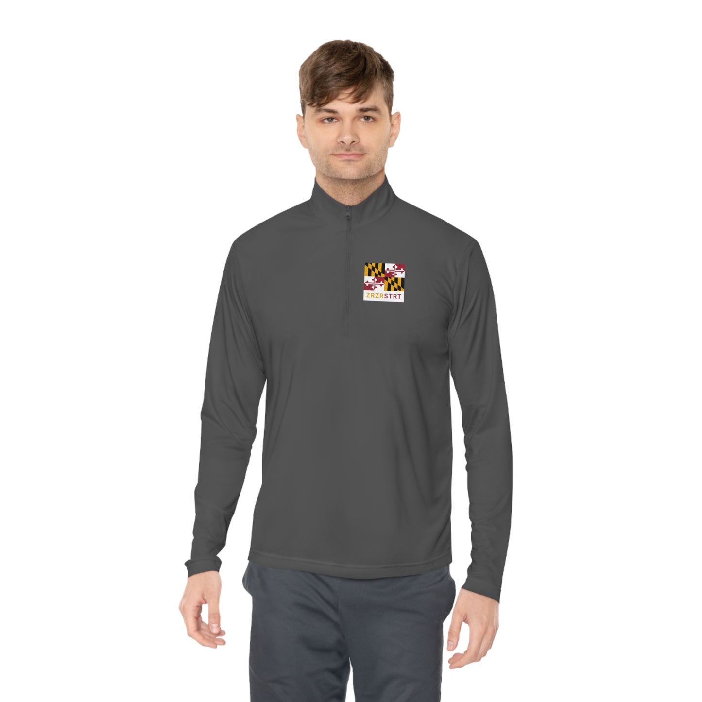 MARYLAND ZERO, ZERO, START, SPORT-TEK, Unisex Quarter-Zip Pullover