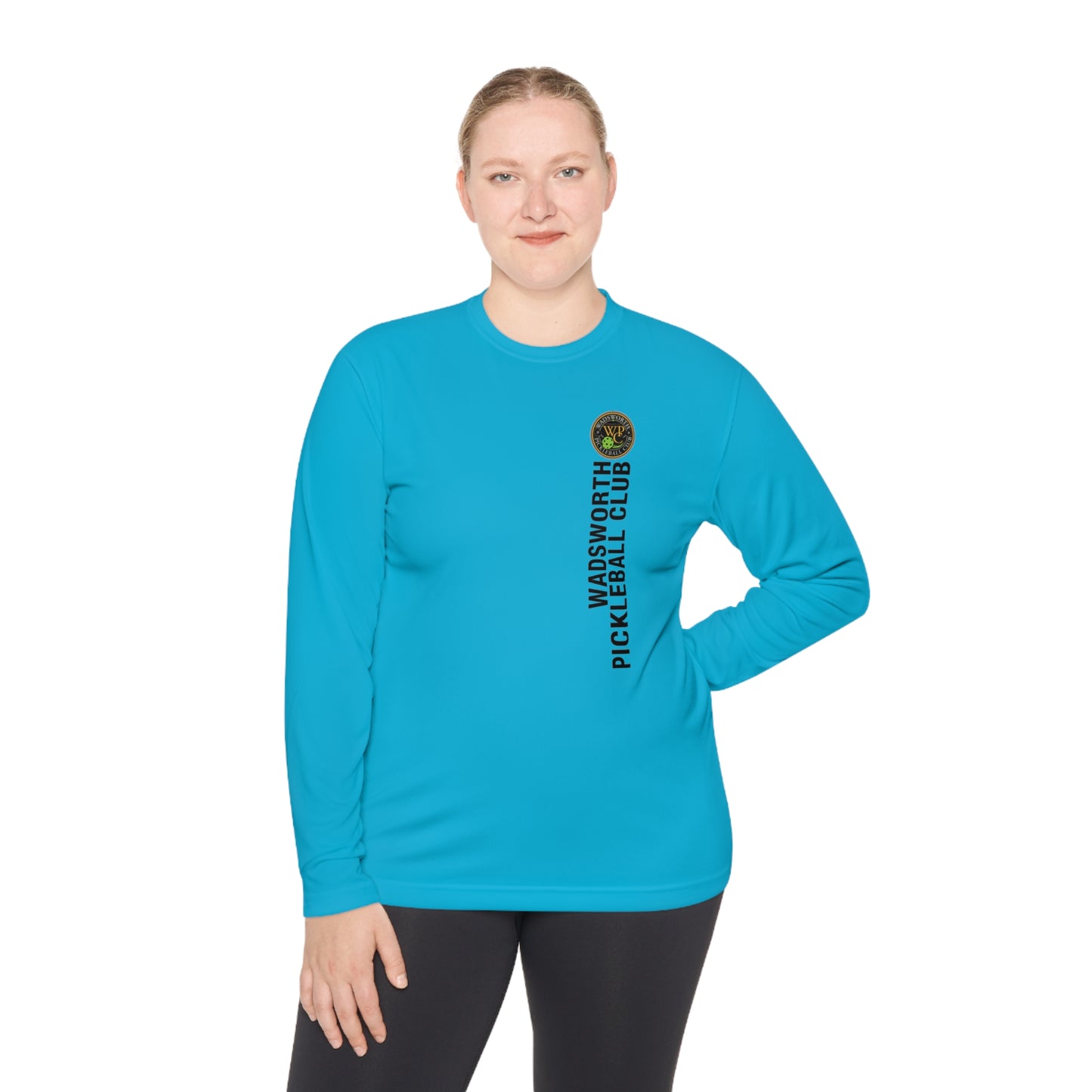 WPC COLOR VERTICAL LOGO SPORT-TEK (FRONT & BACK) - Unisex Lightweight Long Sleeve Tee
