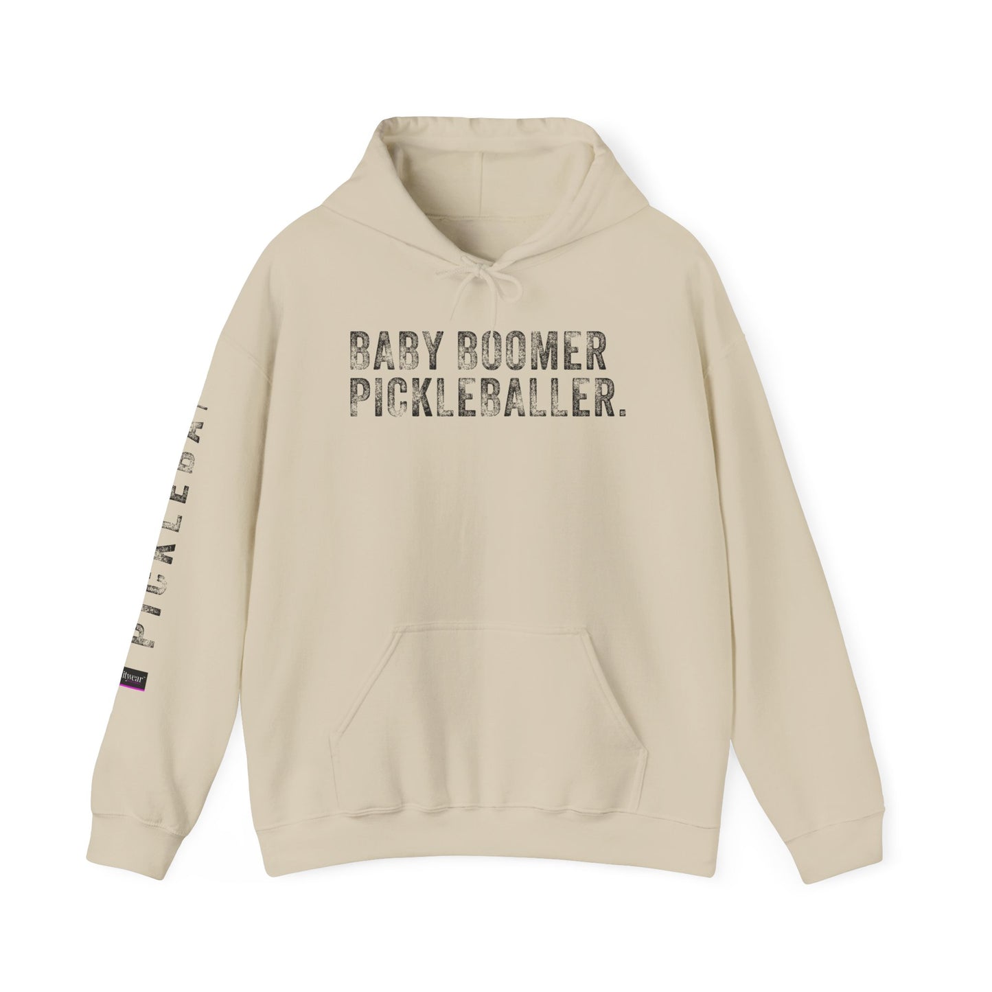 BABY BOOMER PICKLEBALLER, Unisex Heavy Blend™ Hooded Sweatshirt