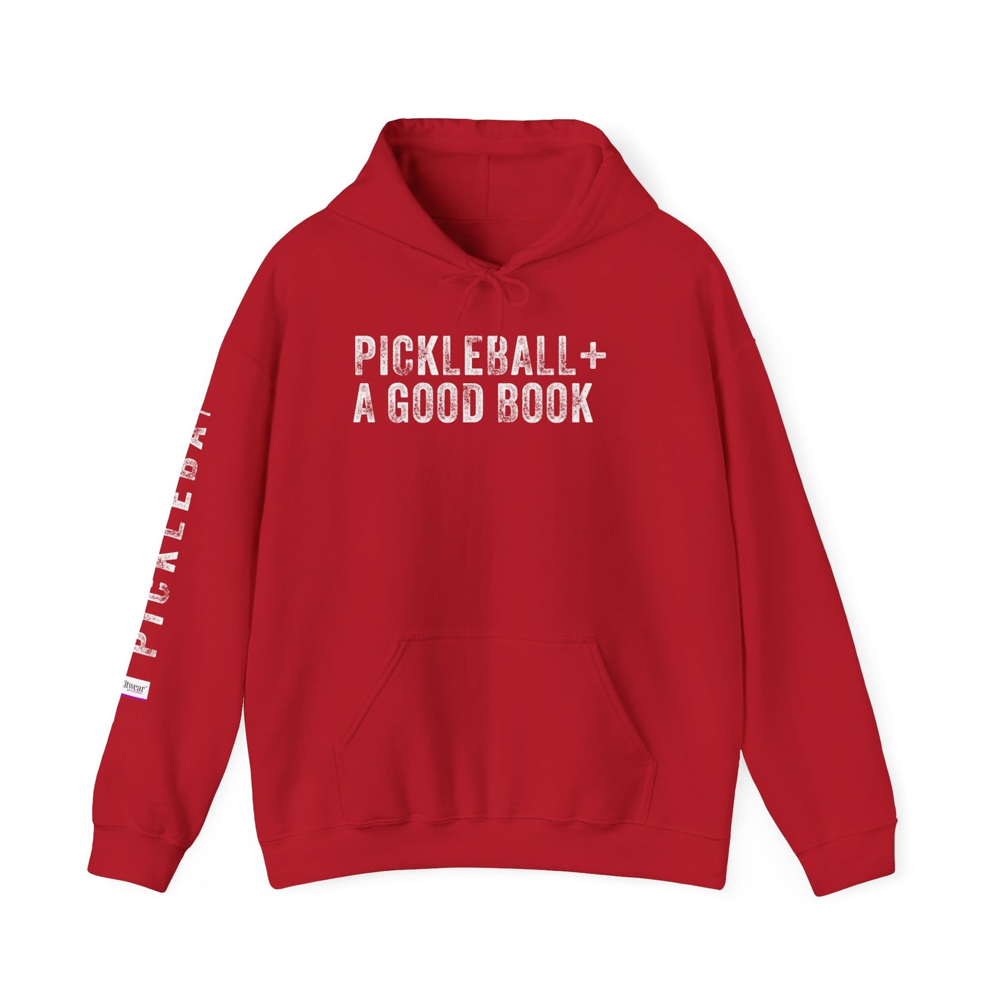 PICKLEBALL + GOOD BOOK, Unisex Heavy Blend™ Hooded Sweatshirt