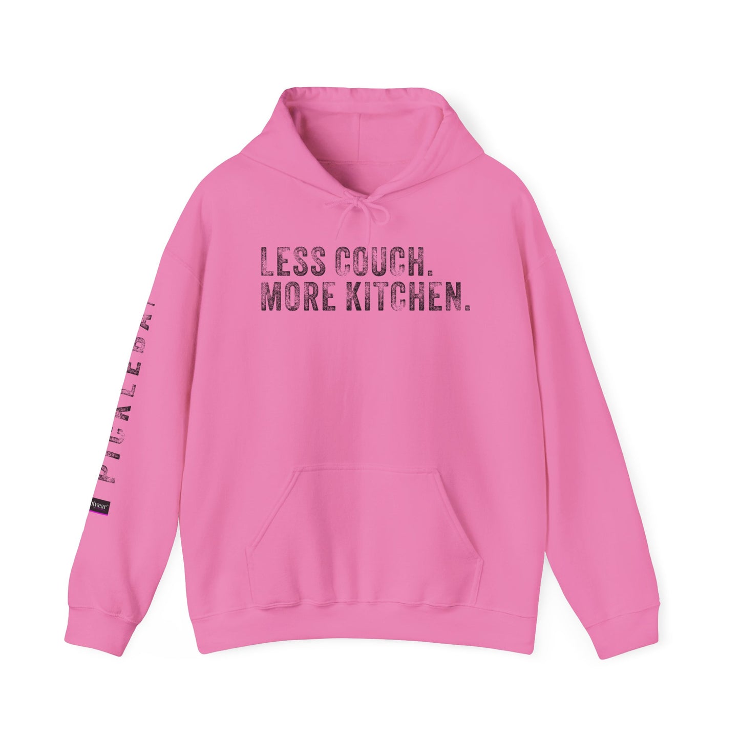 LESS COUCH. MORE KITCHEN, Unisex Heavy Blend™ Hooded Sweatshirt