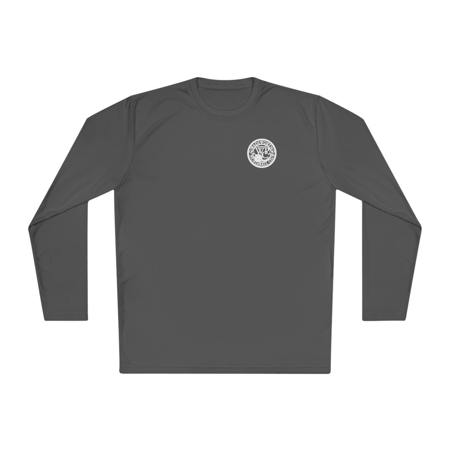 WPC WHITE-BLACK LOGOS SPORT-TEK (FRONT & BACK) - Unisex Lightweight Long Sleeve Tee