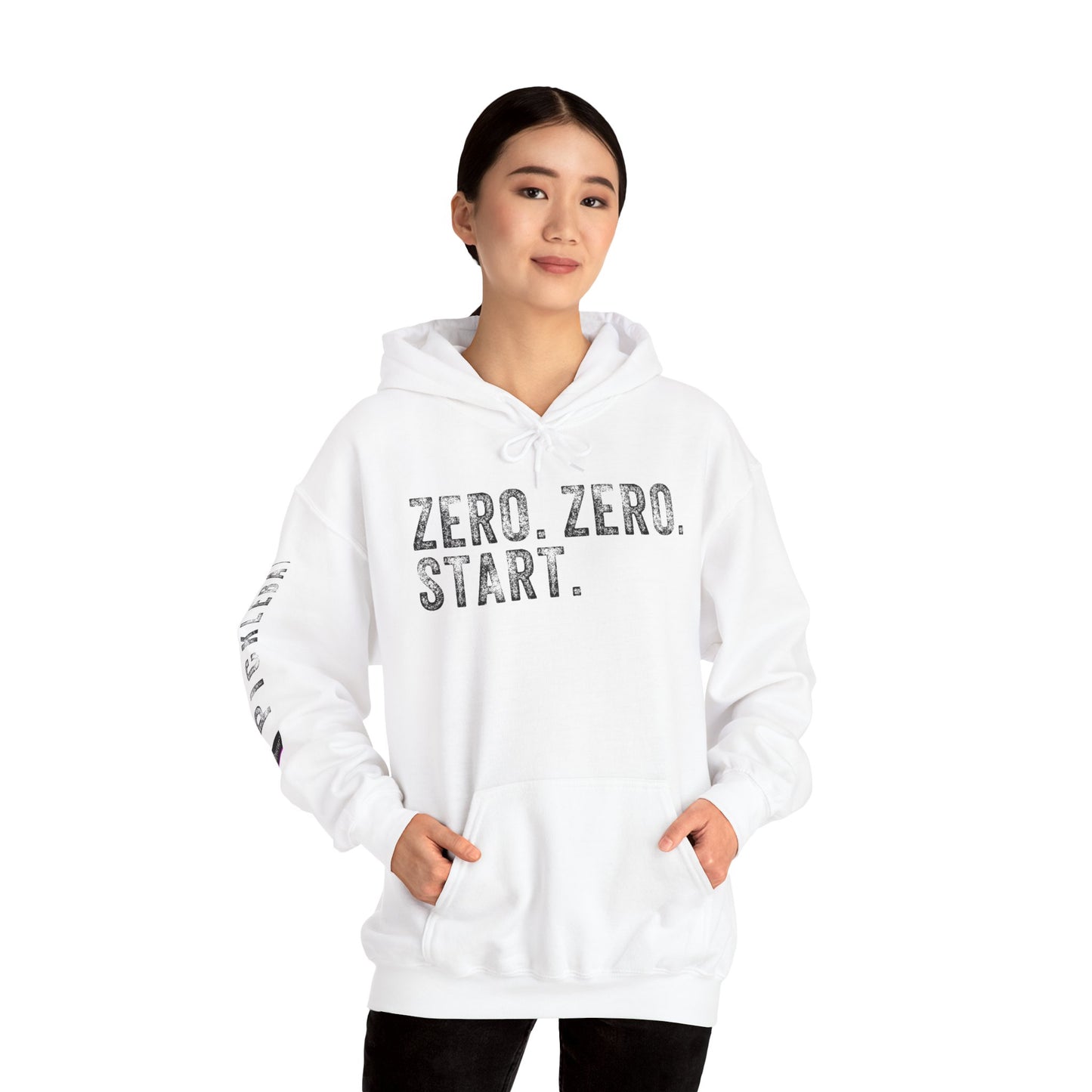 ZERO. ZERO. START. Unisex Heavy Blend™ Hooded Sweatshirt