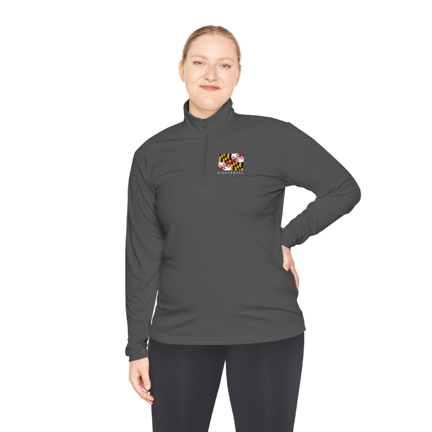 MARYLAND PICKLEBALL, SPORT-TEK, Unisex Quarter-Zip Pullover
