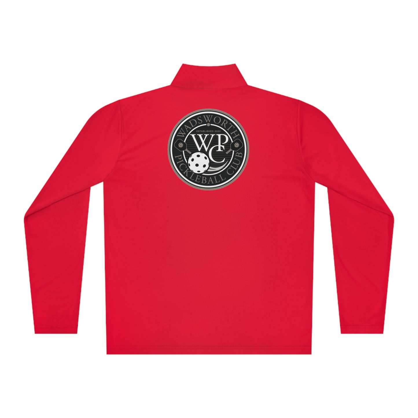 WPC GRAY LOGOS (FRONT & BACK) - Unisex Quarter-Zip Pullover