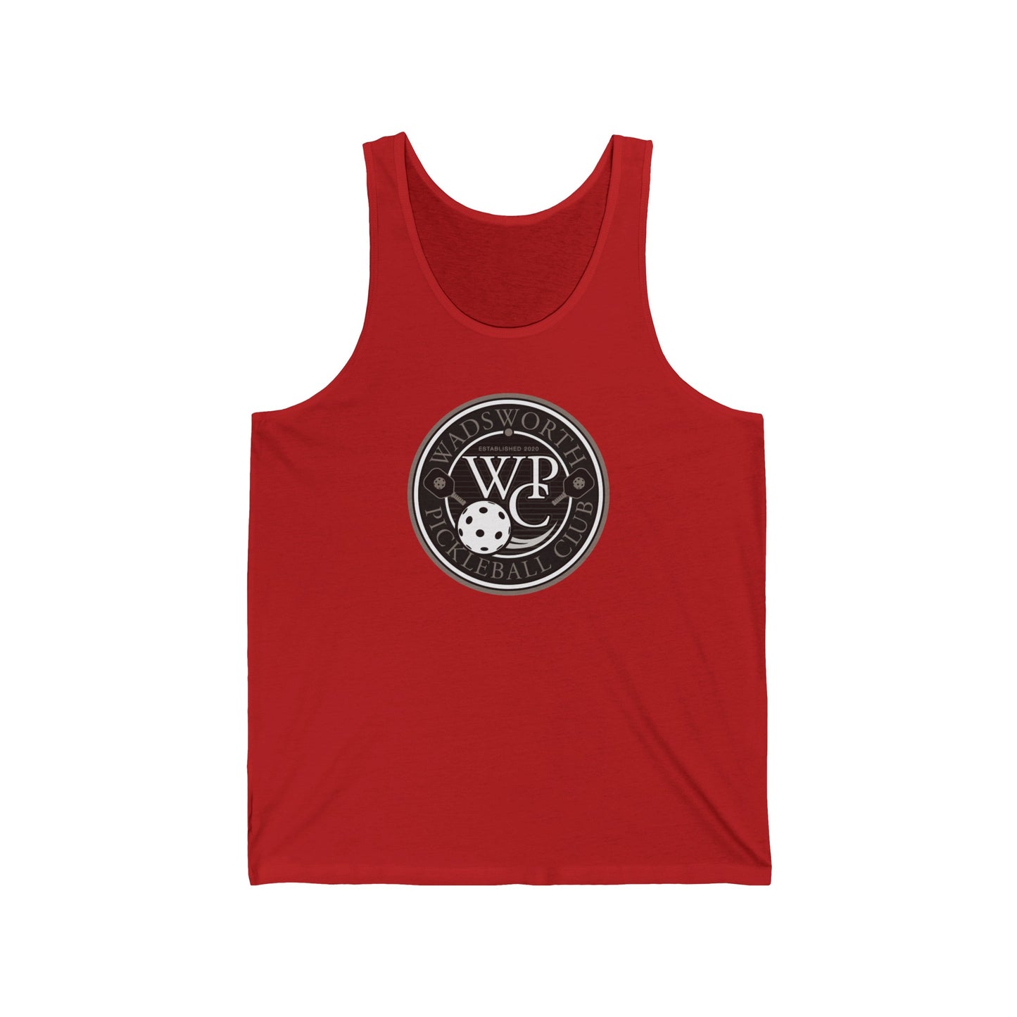 WPC GRAY LOGO (FRONT & PICKLEBALL BACK) - Unisex Jersey Tank