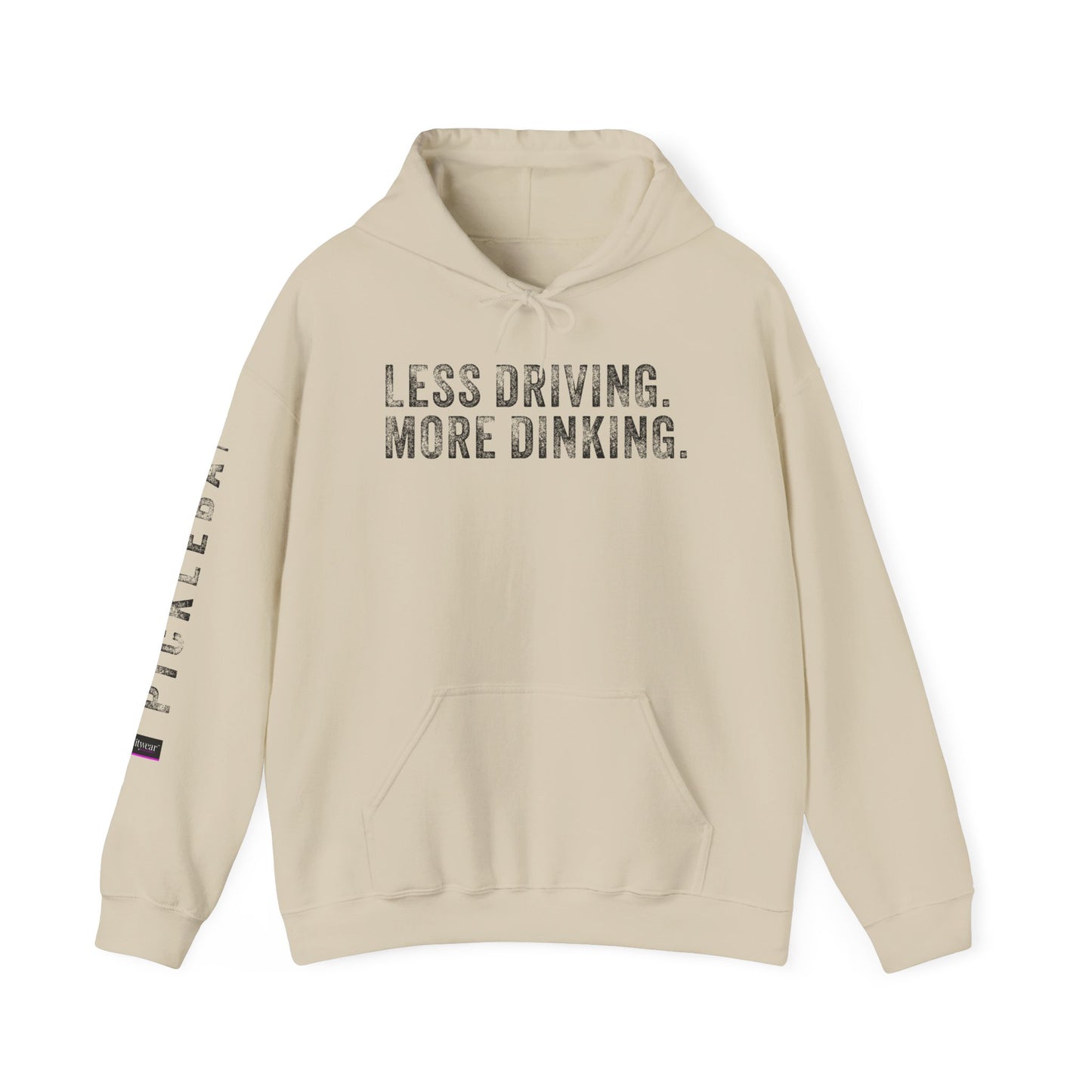 LESS DRIVING. MORE DINKING. Unisex Heavy Blend™ Hooded Sweatshirt