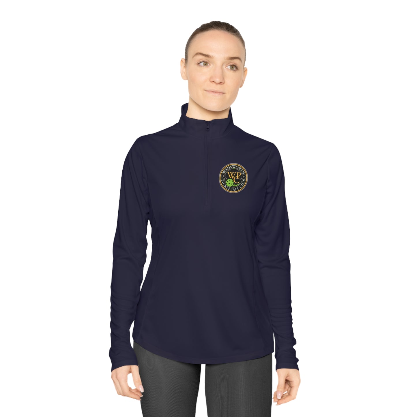 WPC CIRCULAR COLOR LOGOS LADIES SPORT-TEK (FRONT & BACK) - Ladies Quarter-Zip Pullover