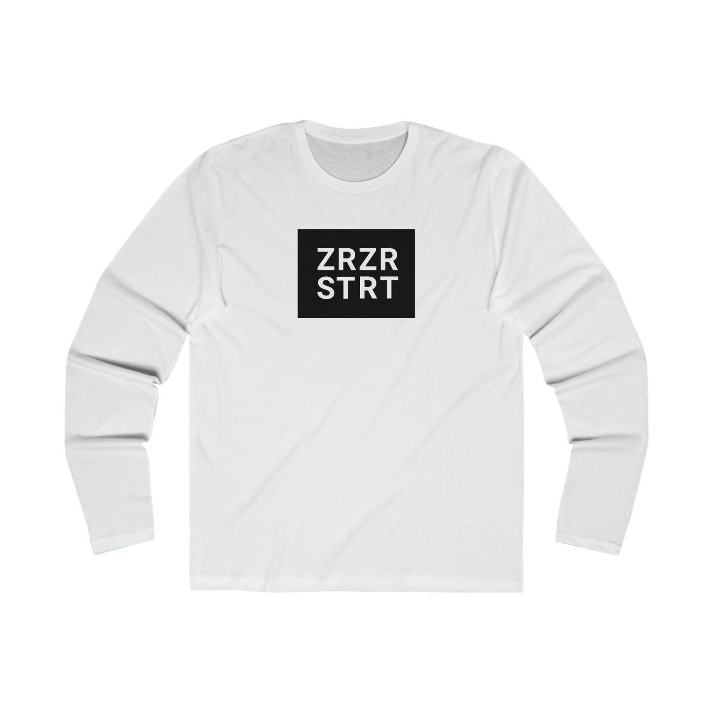 ZRZR-STRT, Men's Long Sleeve Crew Tee