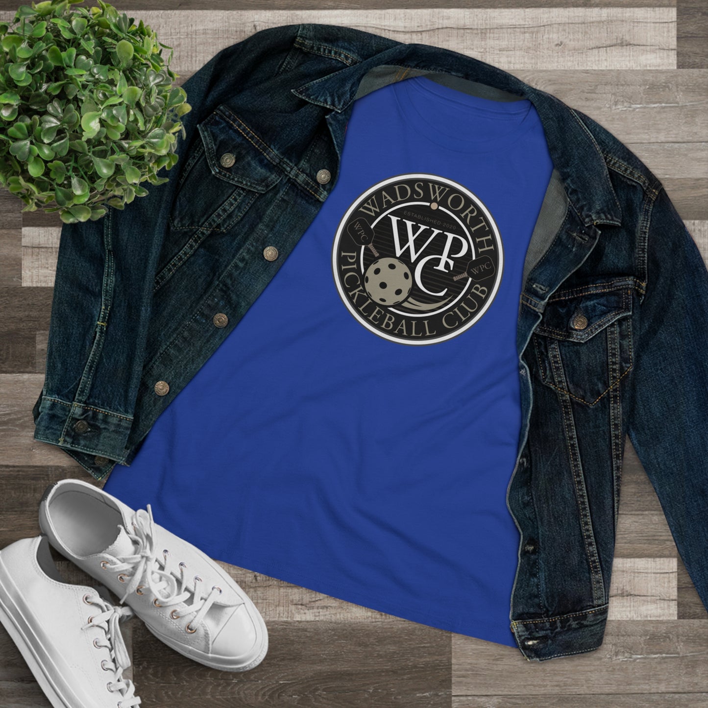 WPC GRAY WHITE, Relaxed Fit Women's T-shirt