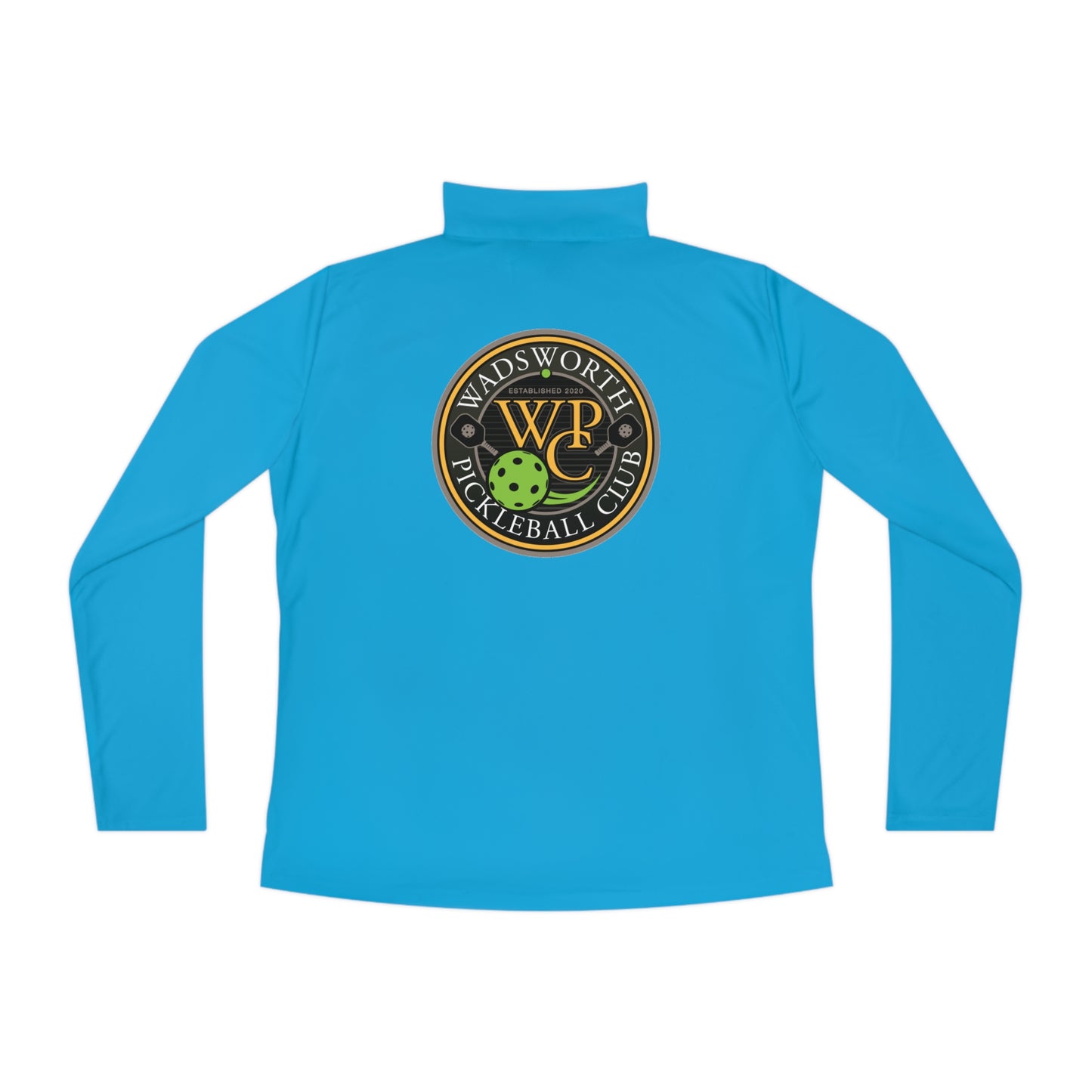 WPC CIRCULAR COLOR LOGOS LADIES SPORT-TEK (FRONT & BACK) - Ladies Quarter-Zip Pullover