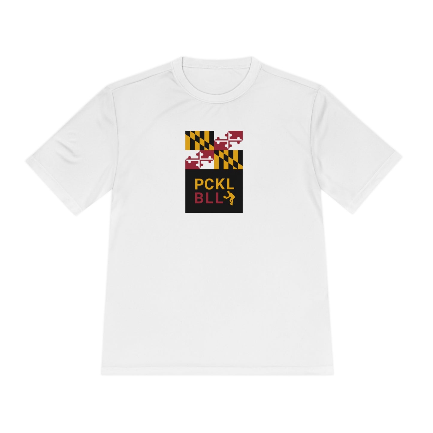 MD FLAG, PCKL-BLL MAN ATHLETE- Unisex Moisture Wicking Tee