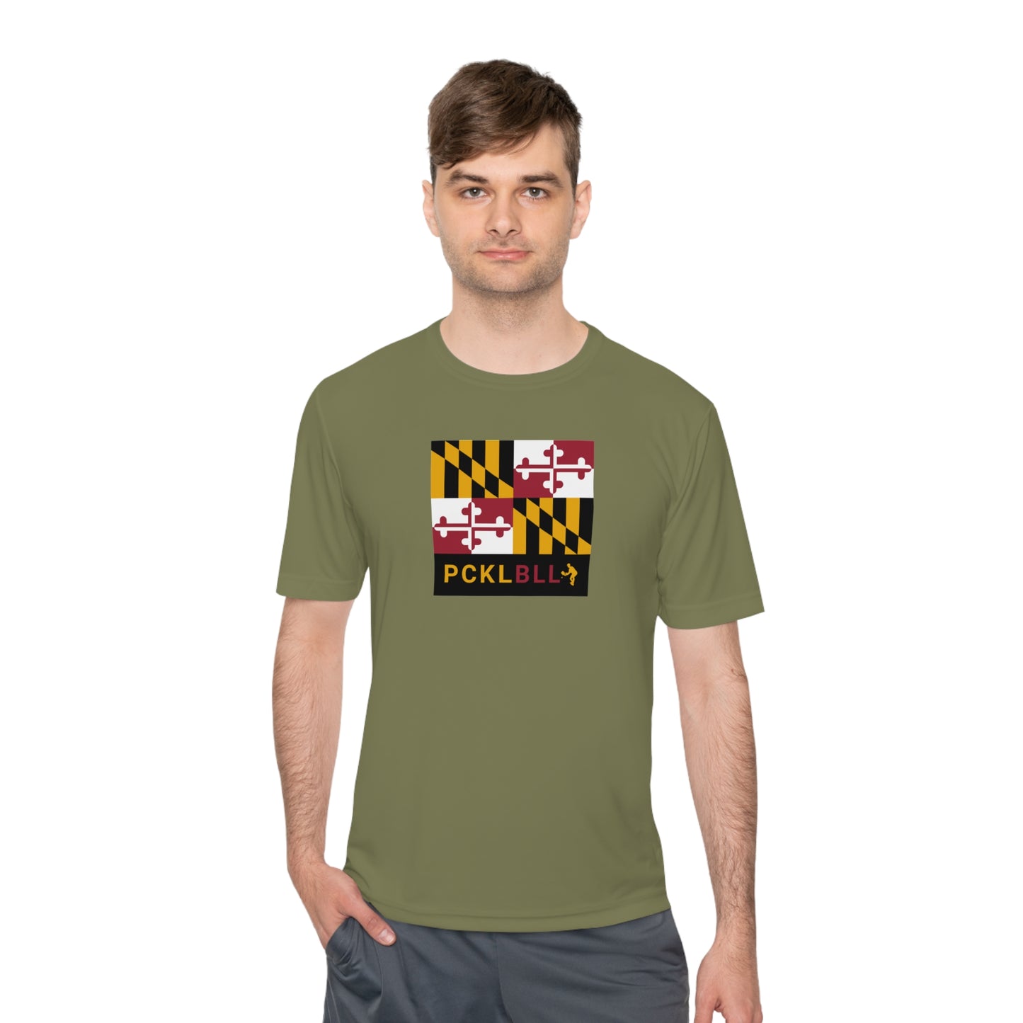 MD FLAG, PCKLBLL MAN ATHLETE- Unisex Moisture Wicking Tee
