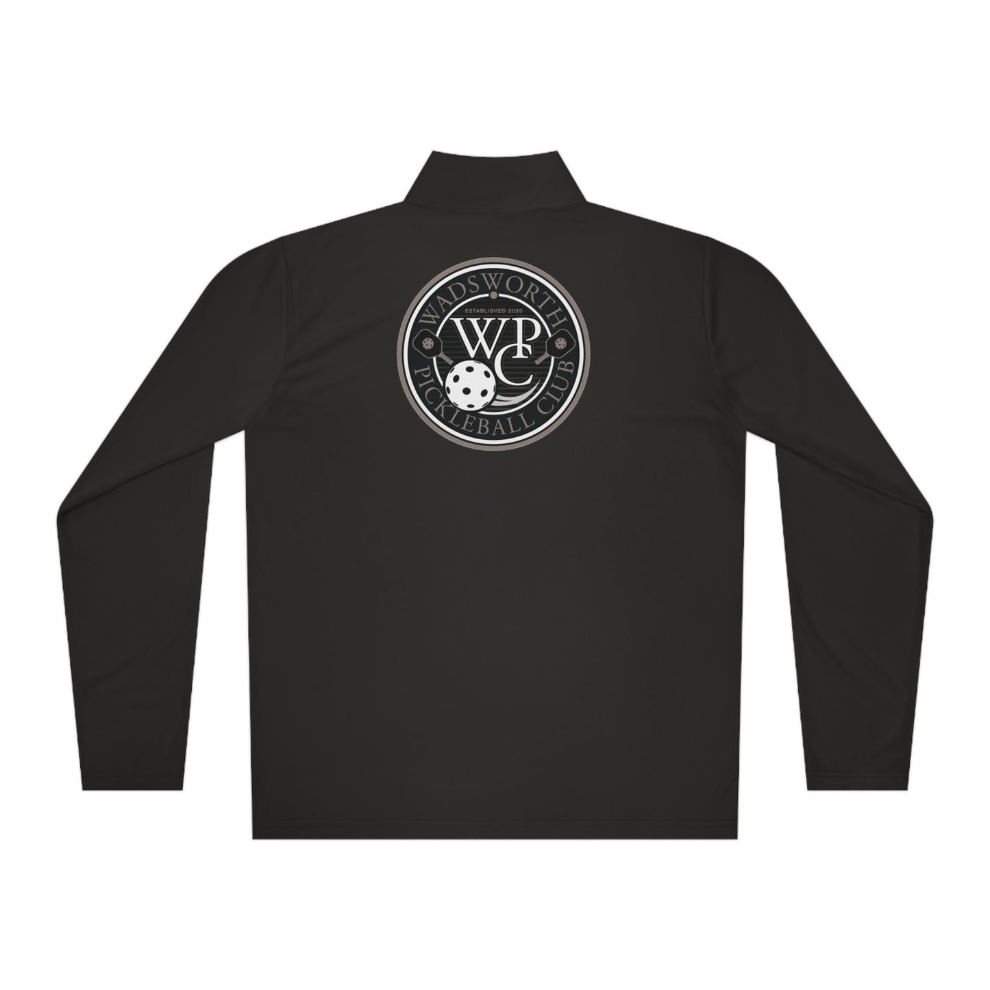 WPC GRAY LOGOS (FRONT & BACK) - Unisex Quarter-Zip Pullover