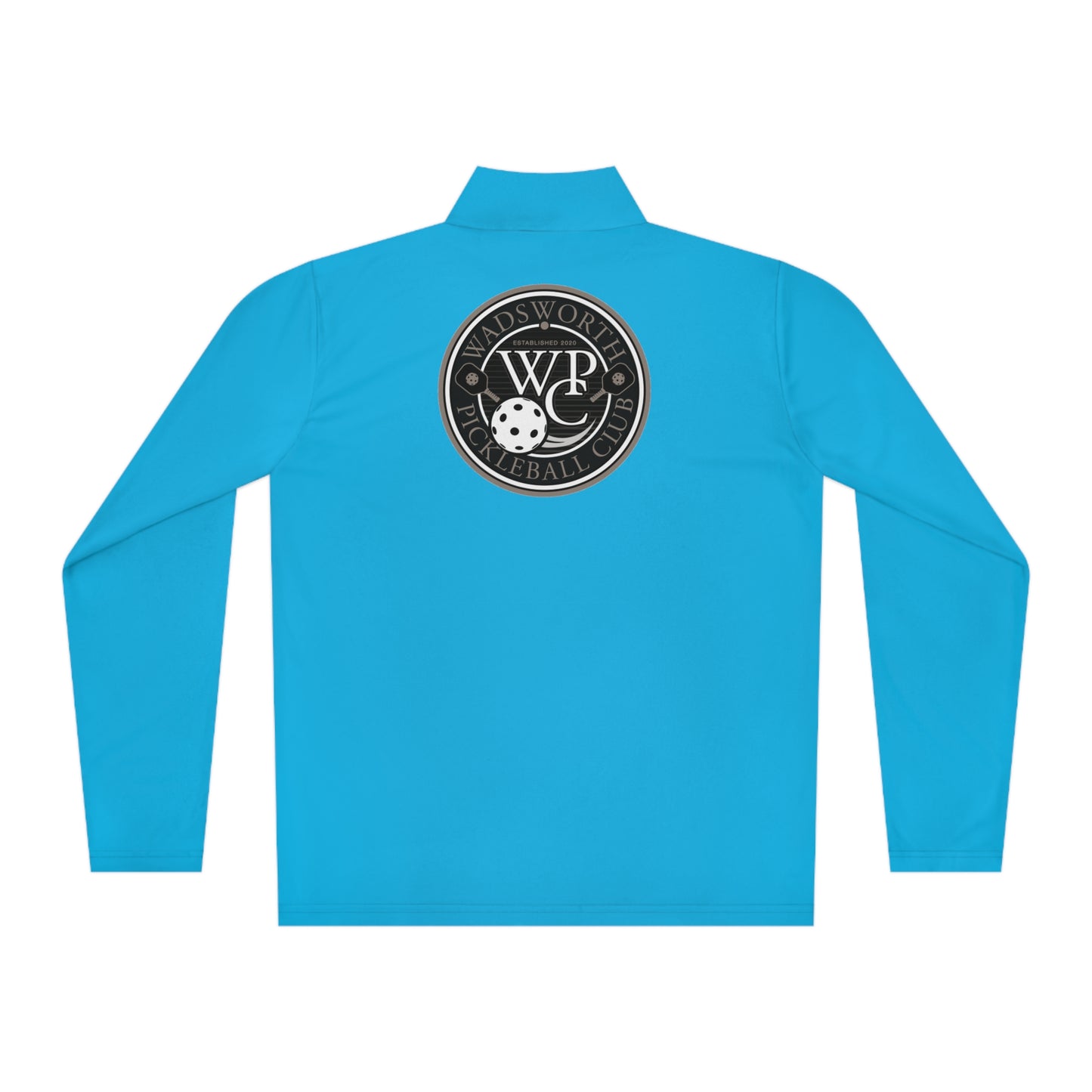 WPC GRAY LOGOS (FRONT & BACK) - Unisex Quarter-Zip Pullover