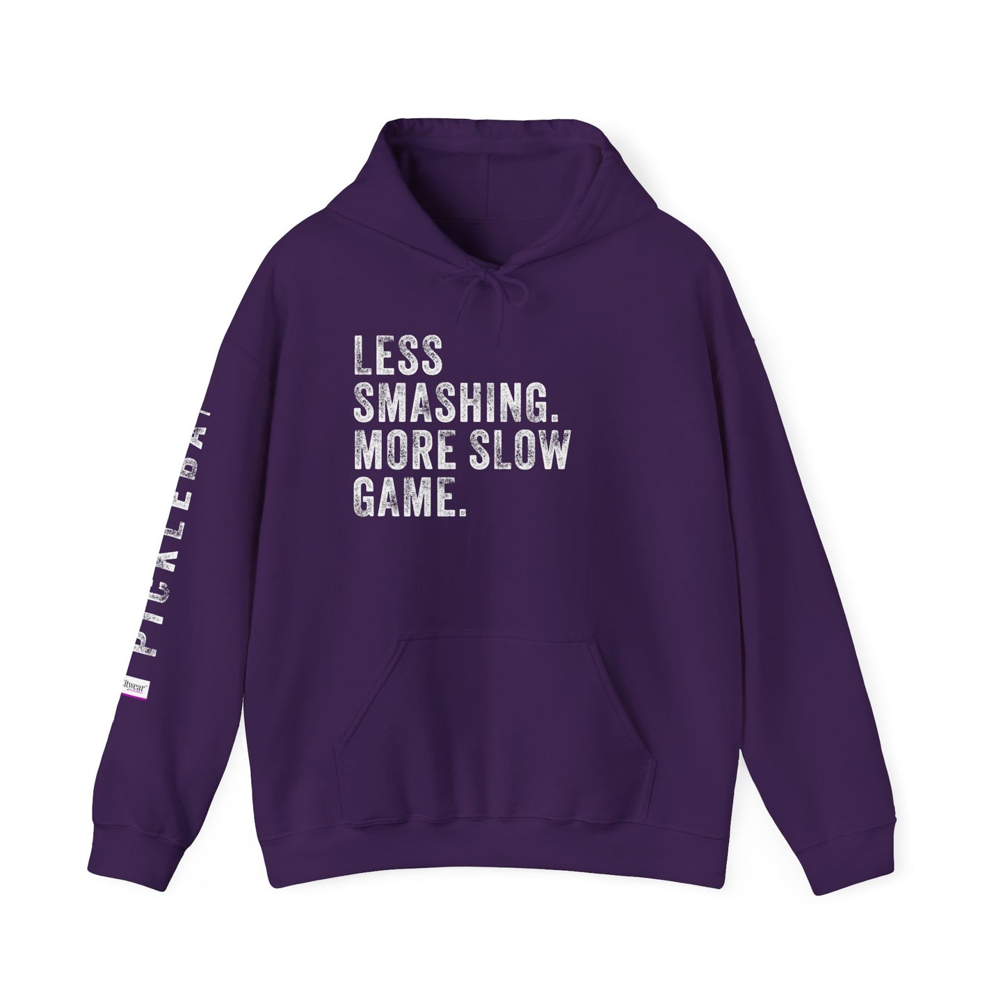 LESS SMASHING. MORE SLOW GAME. Unisex Heavy Blend™ Hooded Sweatshirt