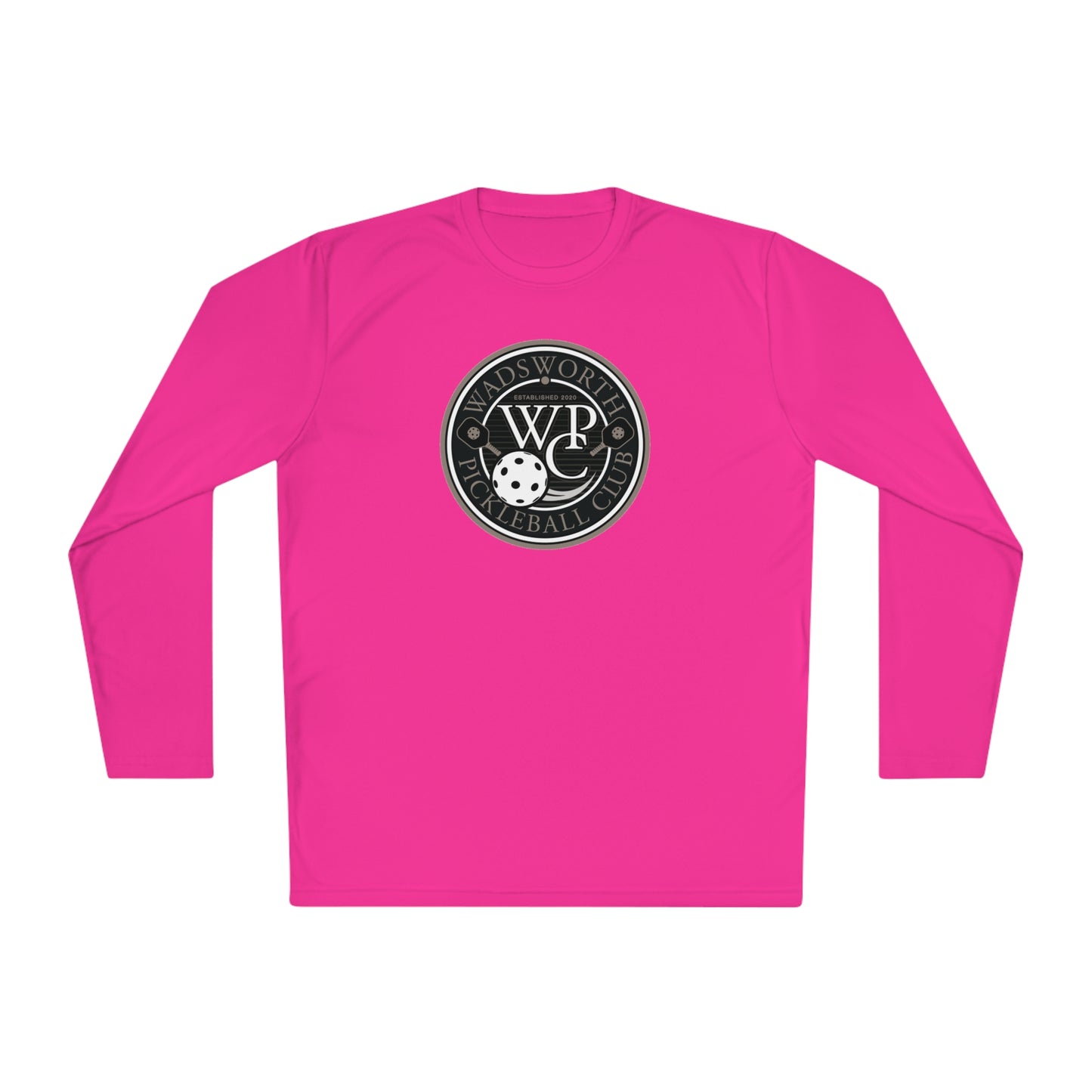 WPC GRAY LOGO SPORT-TEK (FRONT & PICKLEBALL BACK) - Unisex Lightweight Long Sleeve Tee