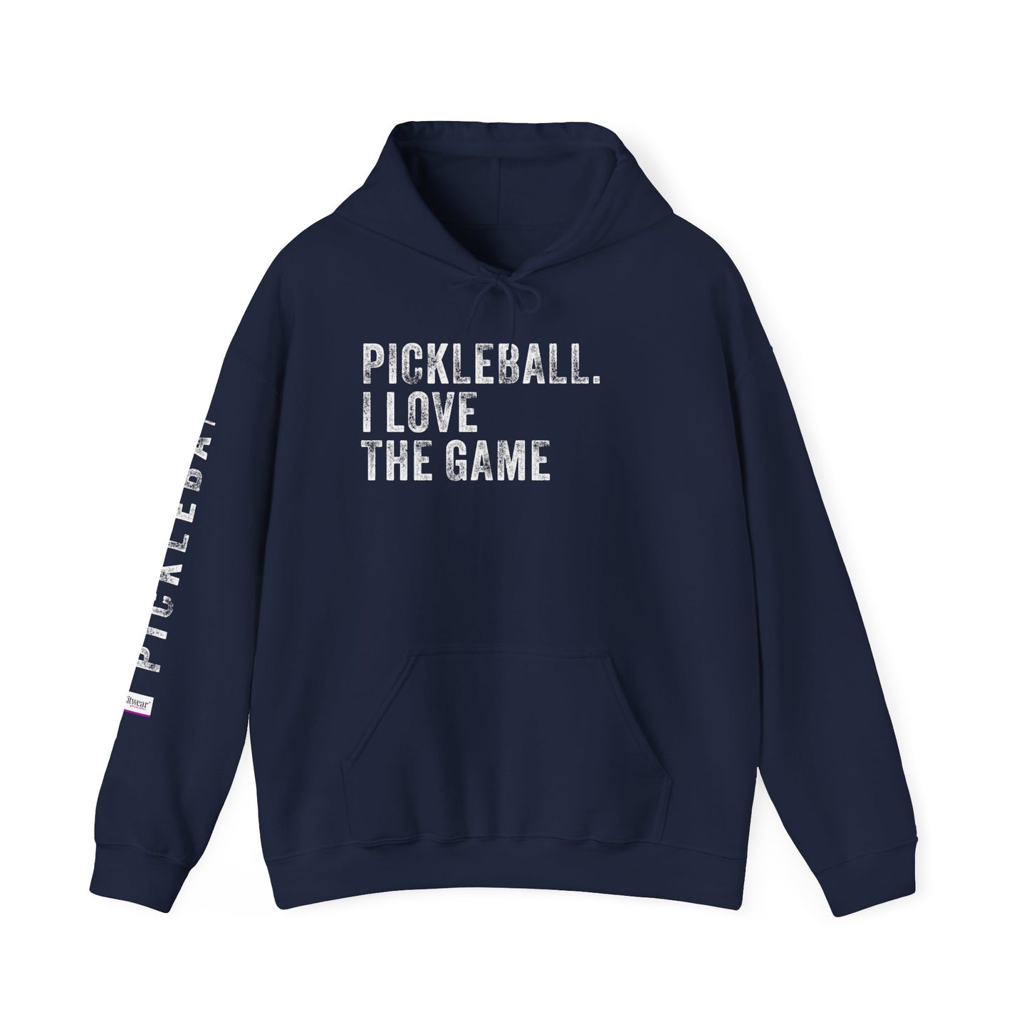 PICKLEBALL. I LOVE THE GAME. Unisex Heavy Blend™ Hooded Sweatshirt