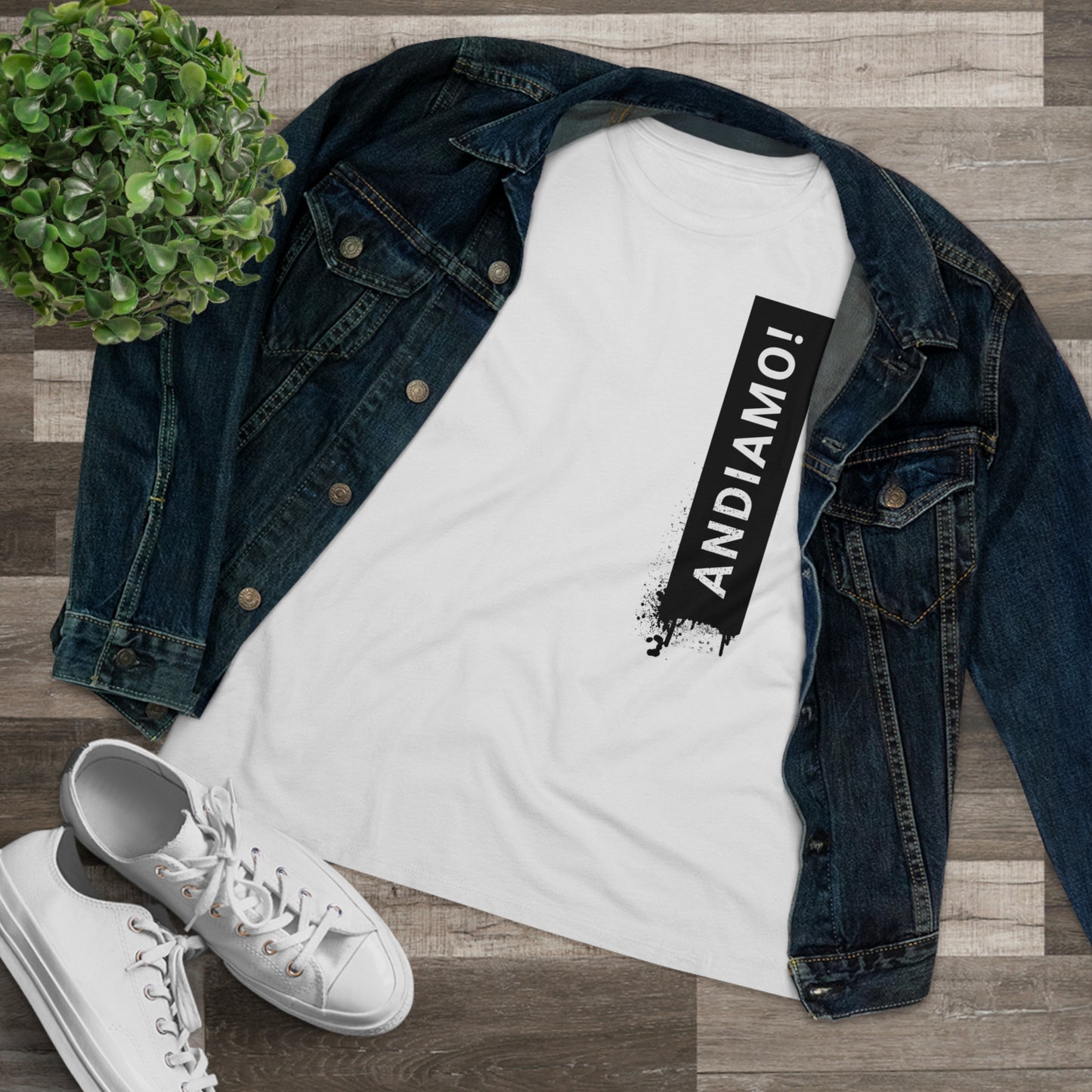 LET'S GO, ANDIAMO!, Relaxed Fit Women's T-shirt