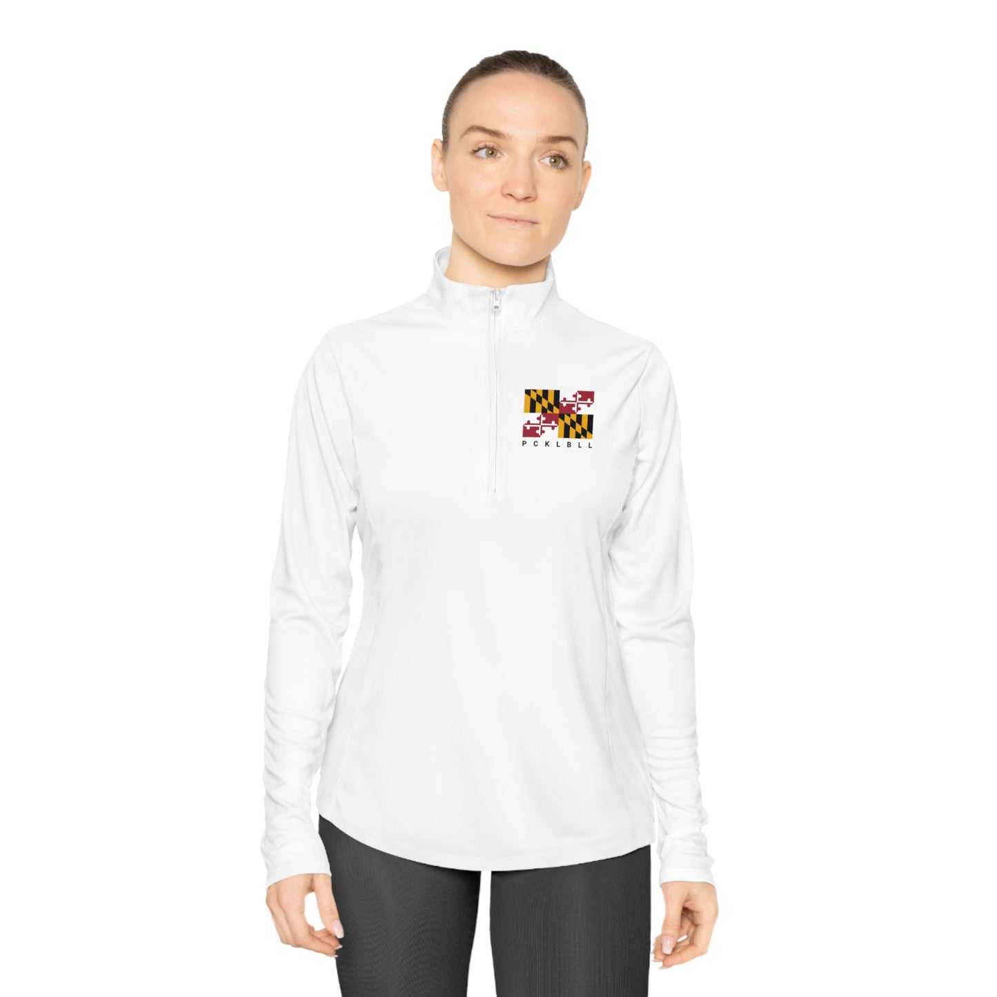 MARYLAND, PCKLBLL, WOMEN'S SPORT-TEK, Quarter-zip Pullover