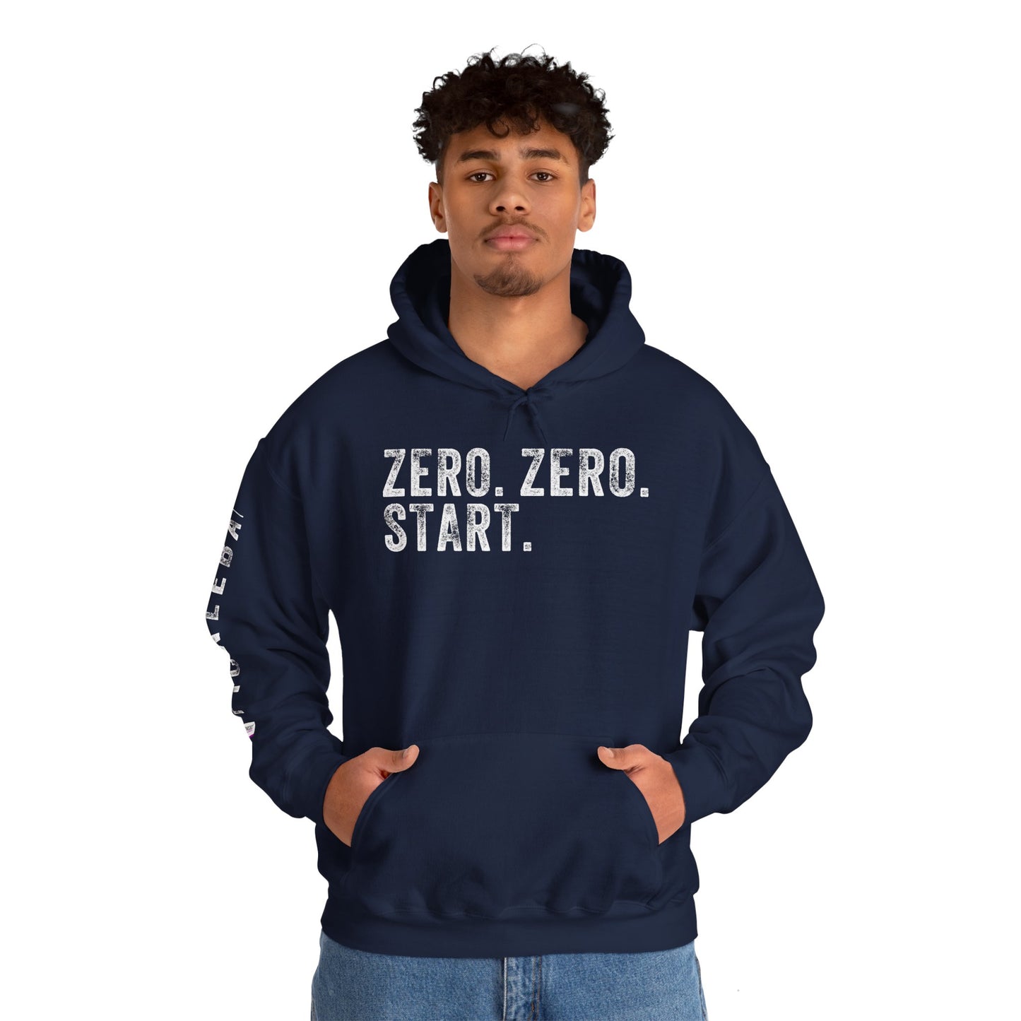 ZERO. ZERO. START. Unisex Heavy Blend™ Hooded Sweatshirt