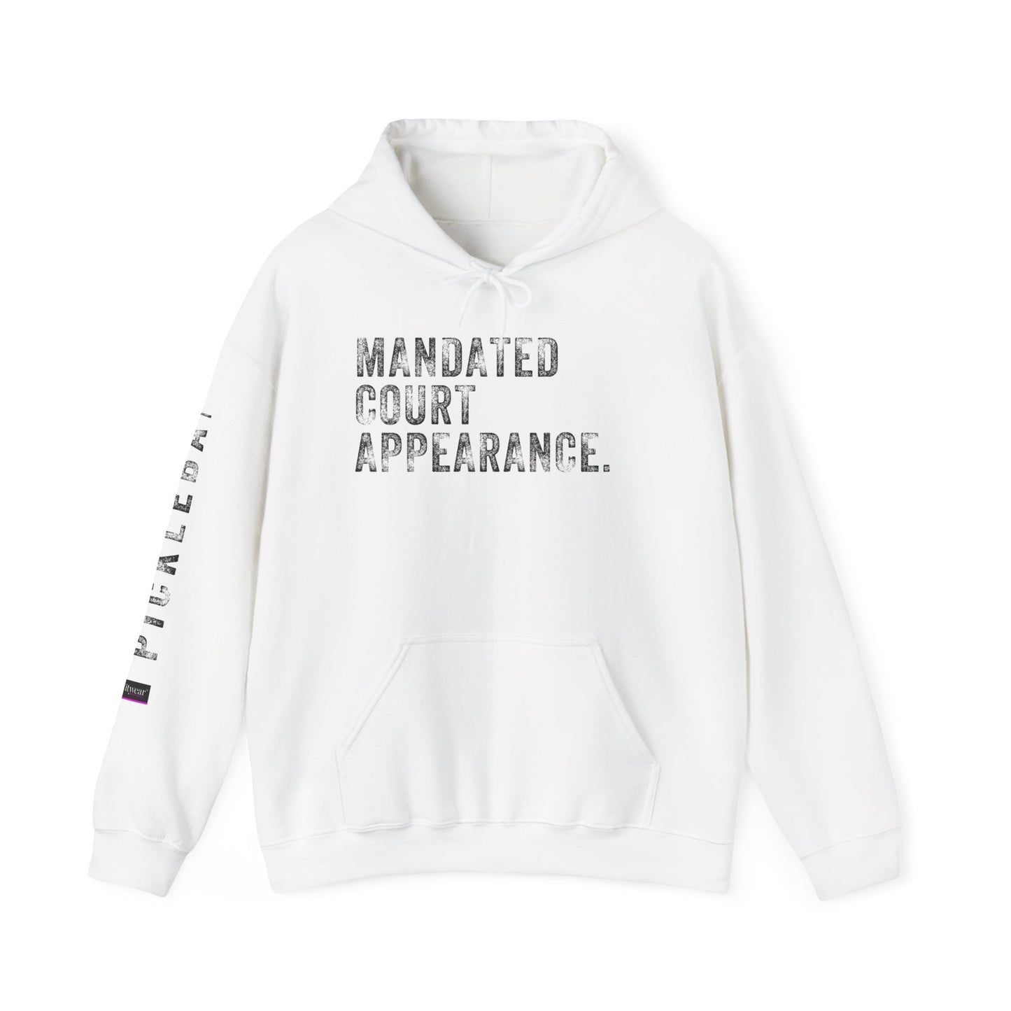 MANDATED COURT APPEARANCE, Unisex Heavy Blend™ Hooded Sweatshirt
