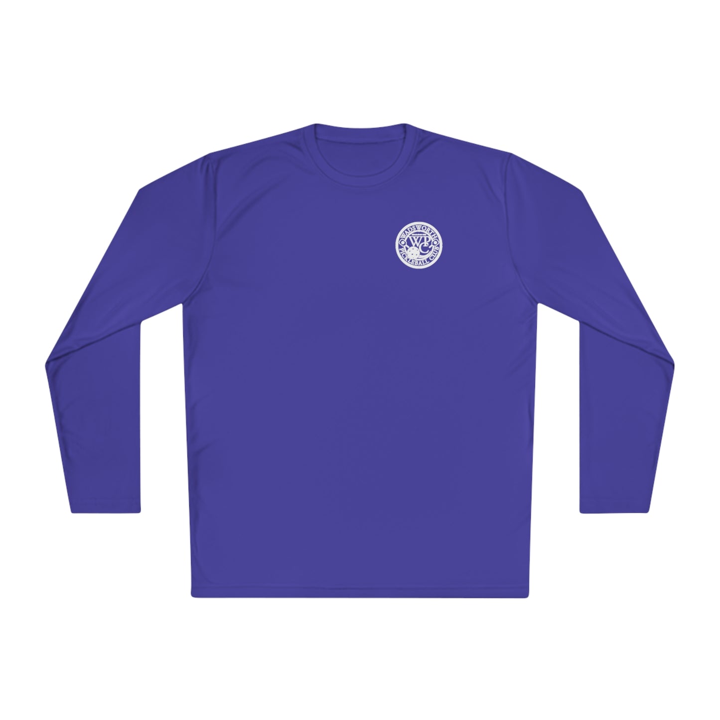 WPC WHITE-BLACK LOGOS SPORT-TEK (FRONT & BACK) - Unisex Lightweight Long Sleeve Tee