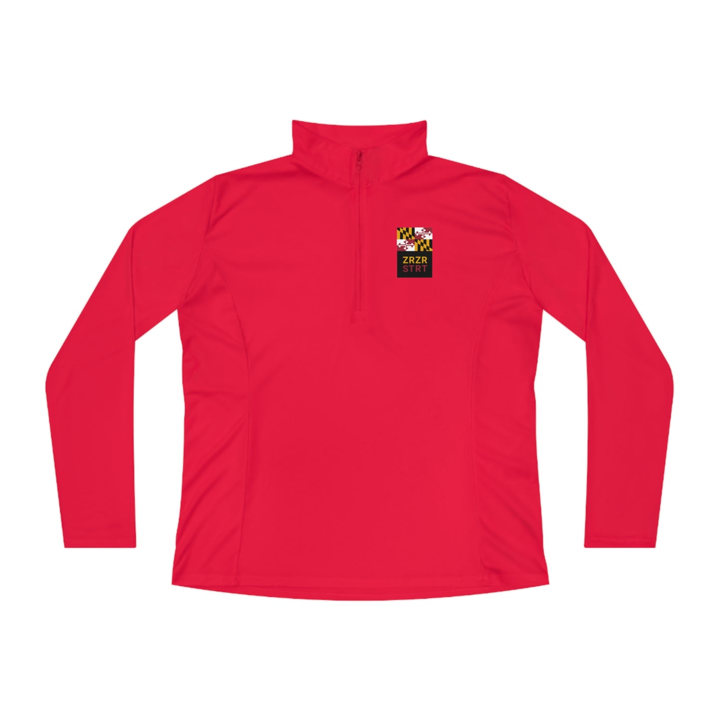 MARYLAND, ZERO, ZERO, STRT, WOMEN'S SPORT-TEK, Quarter-zip Pullover