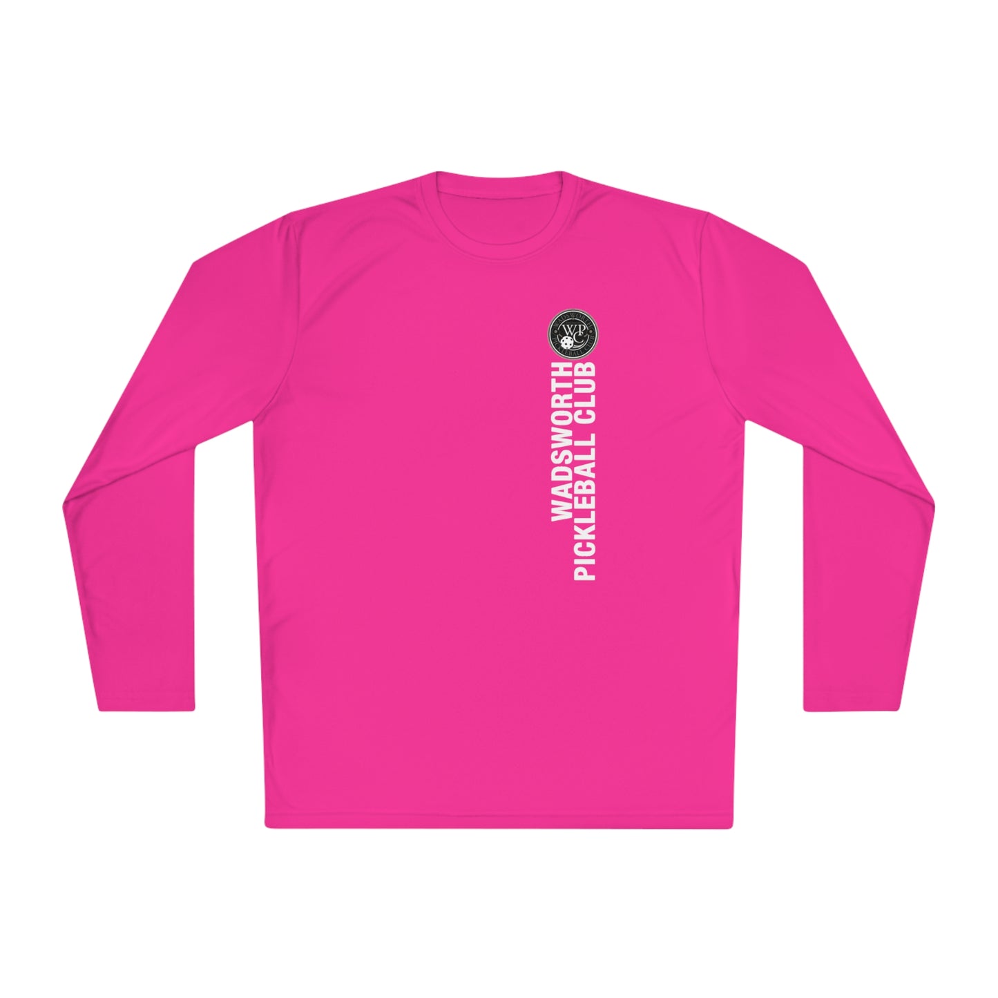WPC GRAY-WHITE LOGO SPORT-TEK (FRONT & BACK) - Unisex Lightweight Long Sleeve Tee