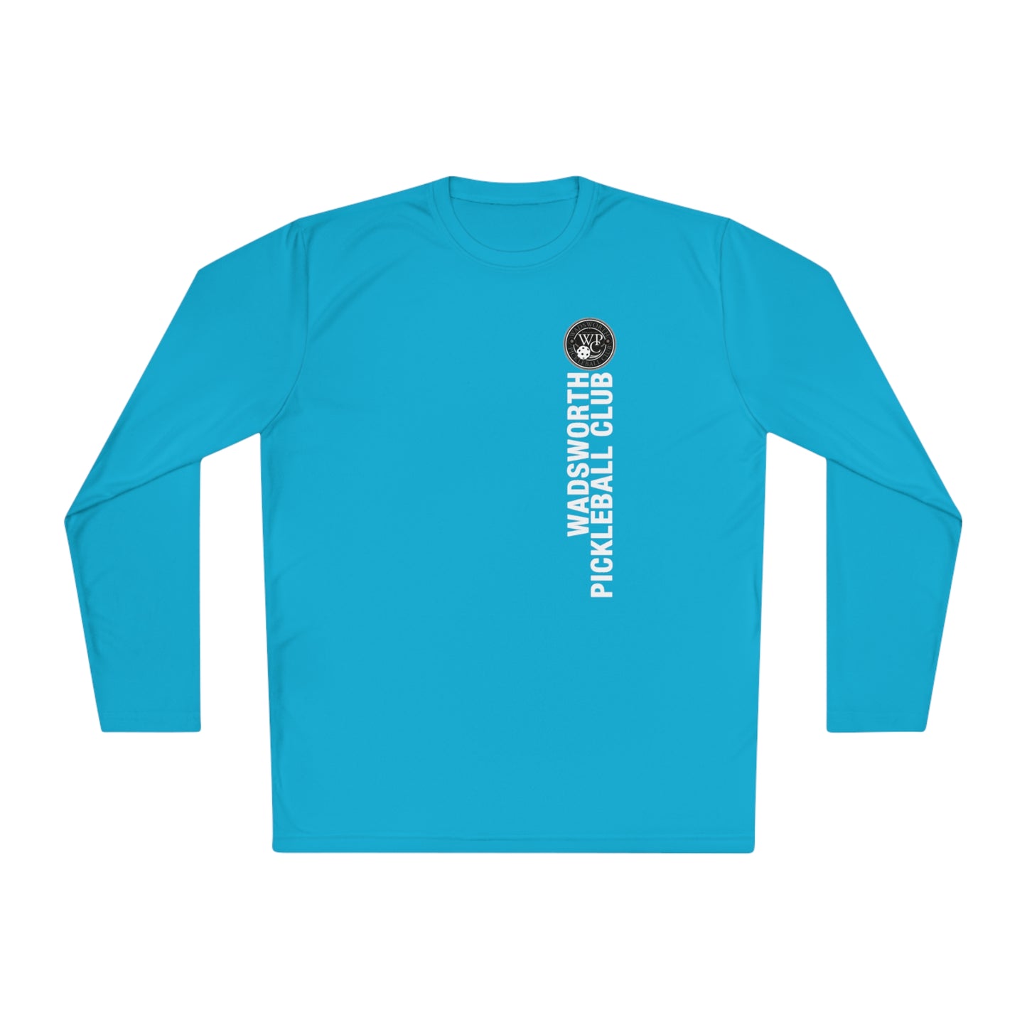 WPC GRAY-WHITE LOGO SPORT-TEK (FRONT & BACK) - Unisex Lightweight Long Sleeve Tee