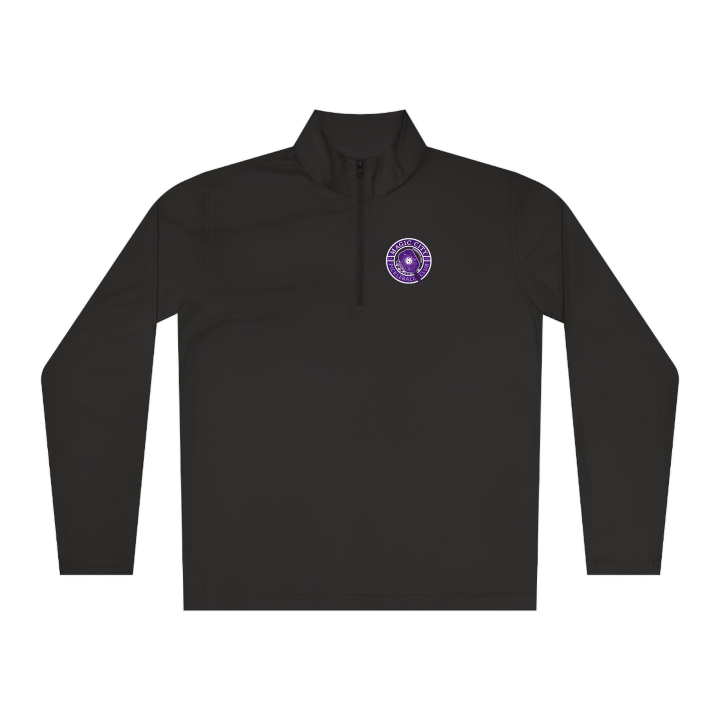 MCPC CIRCLE LOGO (FRONT & PICKLEBALL BACK) - Unisex Quarter-Zip Pullover