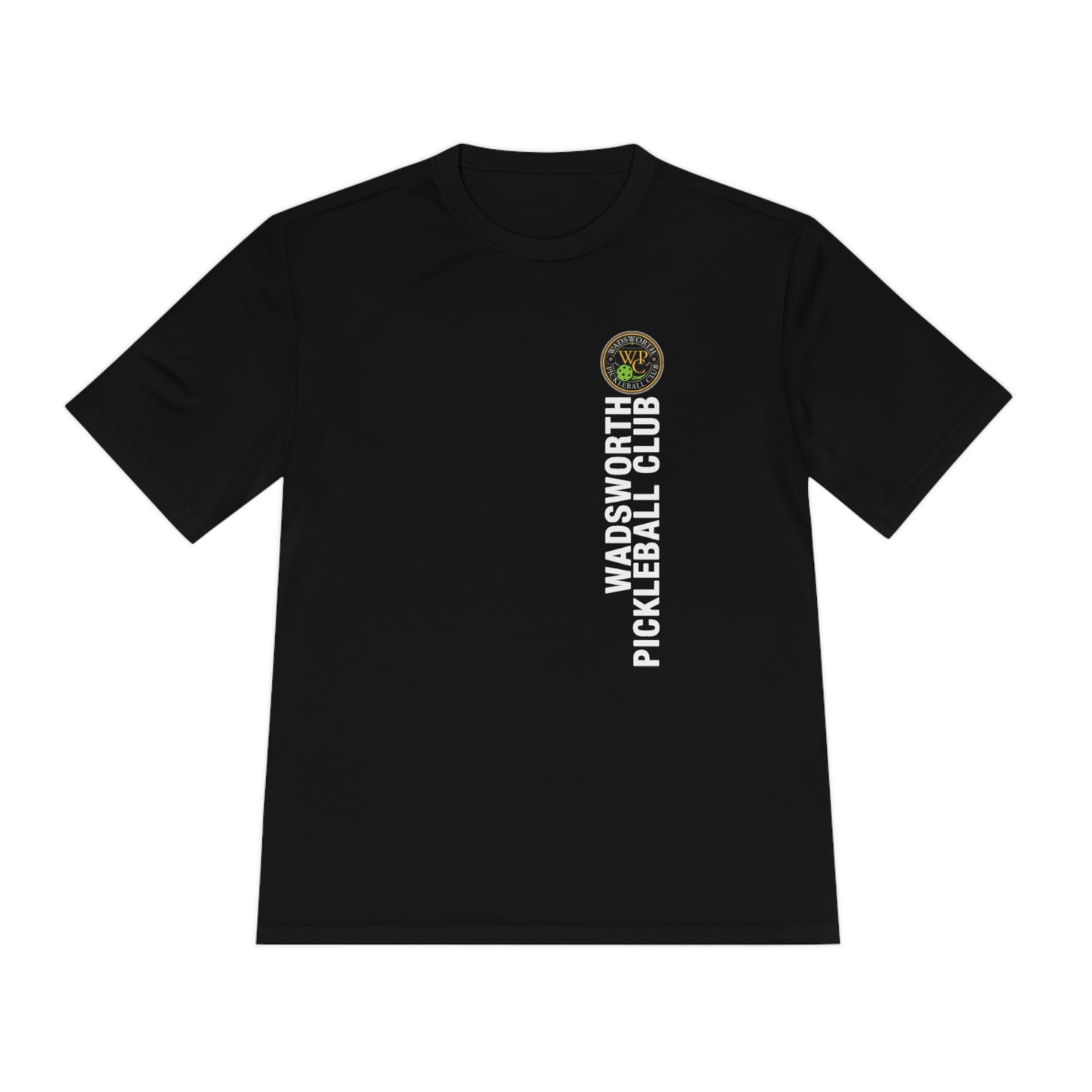 WPC COLOR VERTICAL LOGO SPORT-TEK (FRONT & LOGO BACK) - Unisex Moisture Wicking Tee