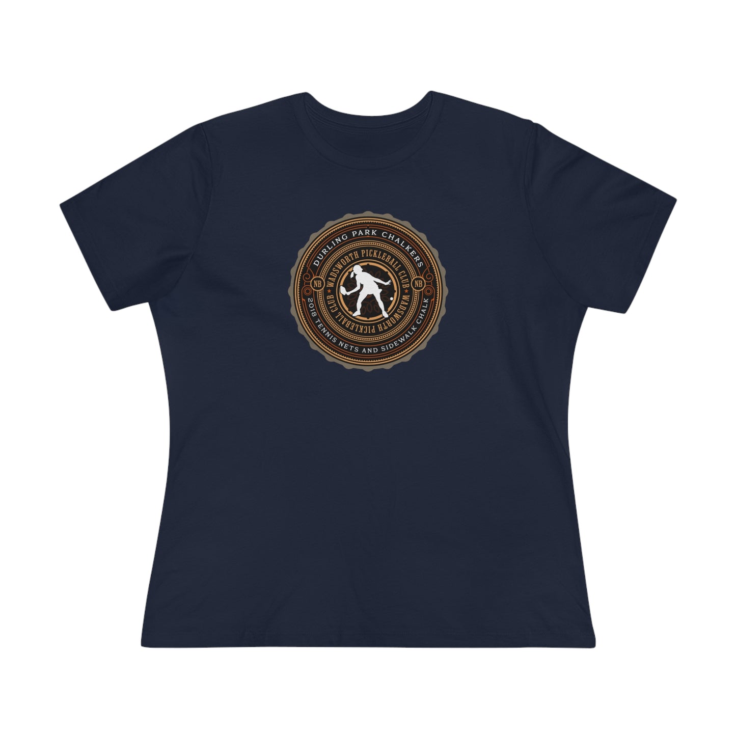 BEDILLION-DURLING PARK CHALKERS (FRONT & BACK), Women's Relaxed Fit T-shirt