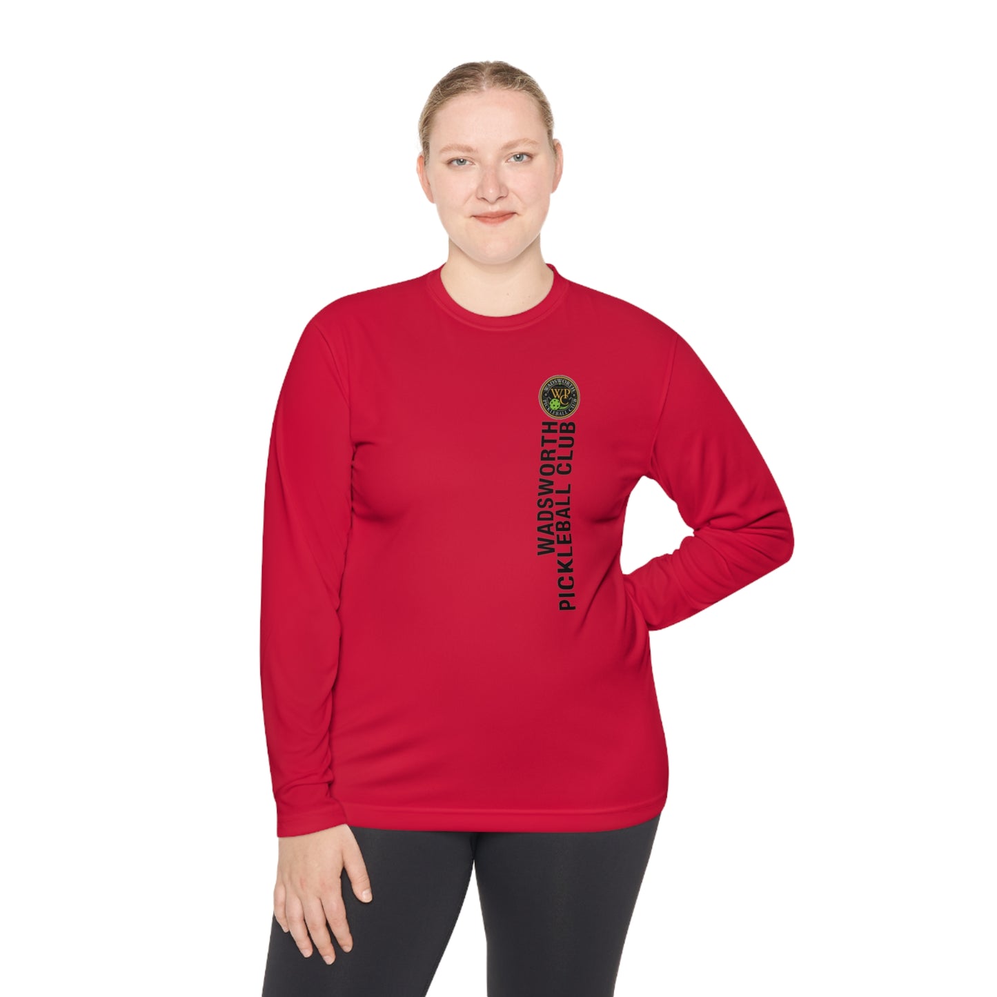 WPC COLOR VERTICAL LOGO SPORT-TEK (FRONT & BACK) - Unisex Lightweight Long Sleeve Tee