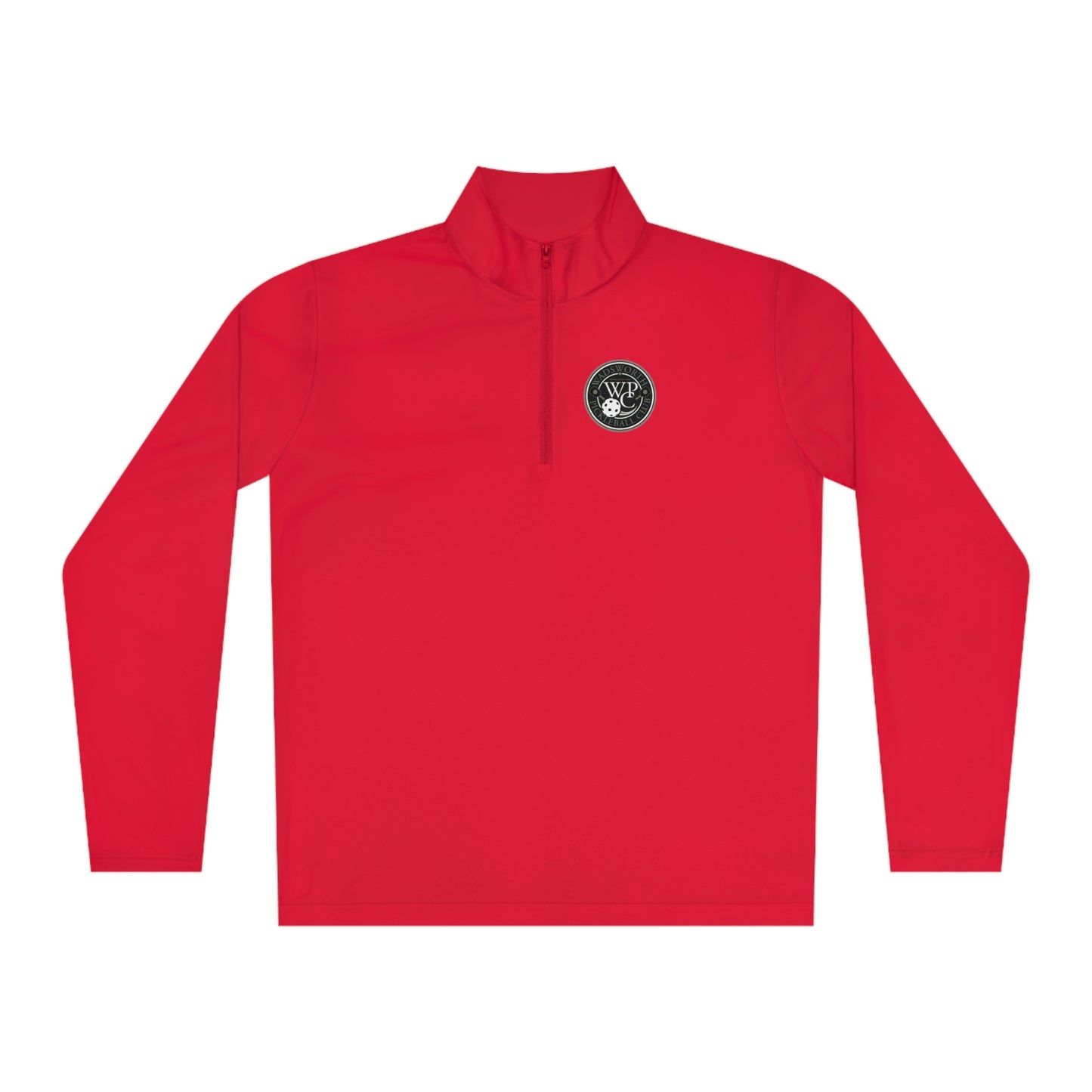 WPC GRAY LOGO (FRONT & PICKLEBALL BACK) - Unisex Quarter-Zip Pullover
