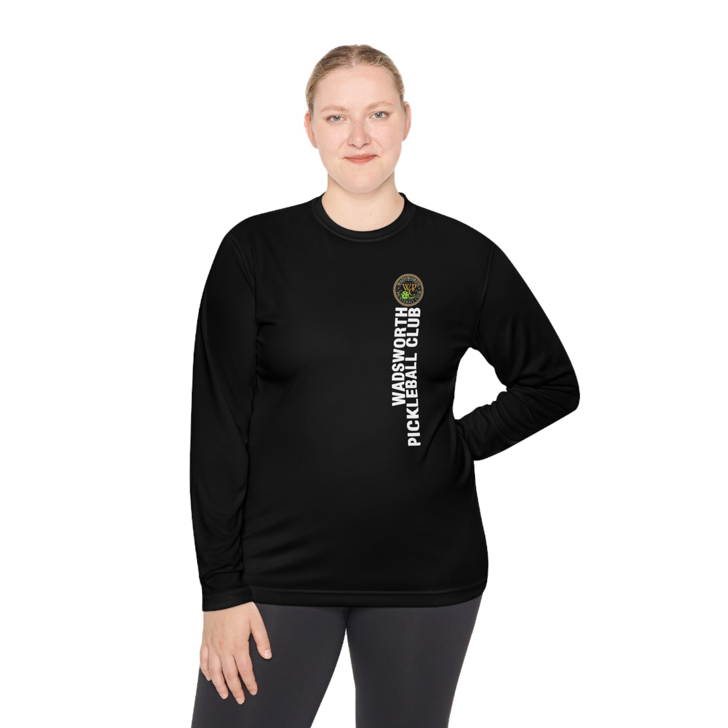 WPC COLOR VERTICAL LOGO SPORT-TEK (FRONT & BACK) - Unisex Lightweight Long Sleeve Tee