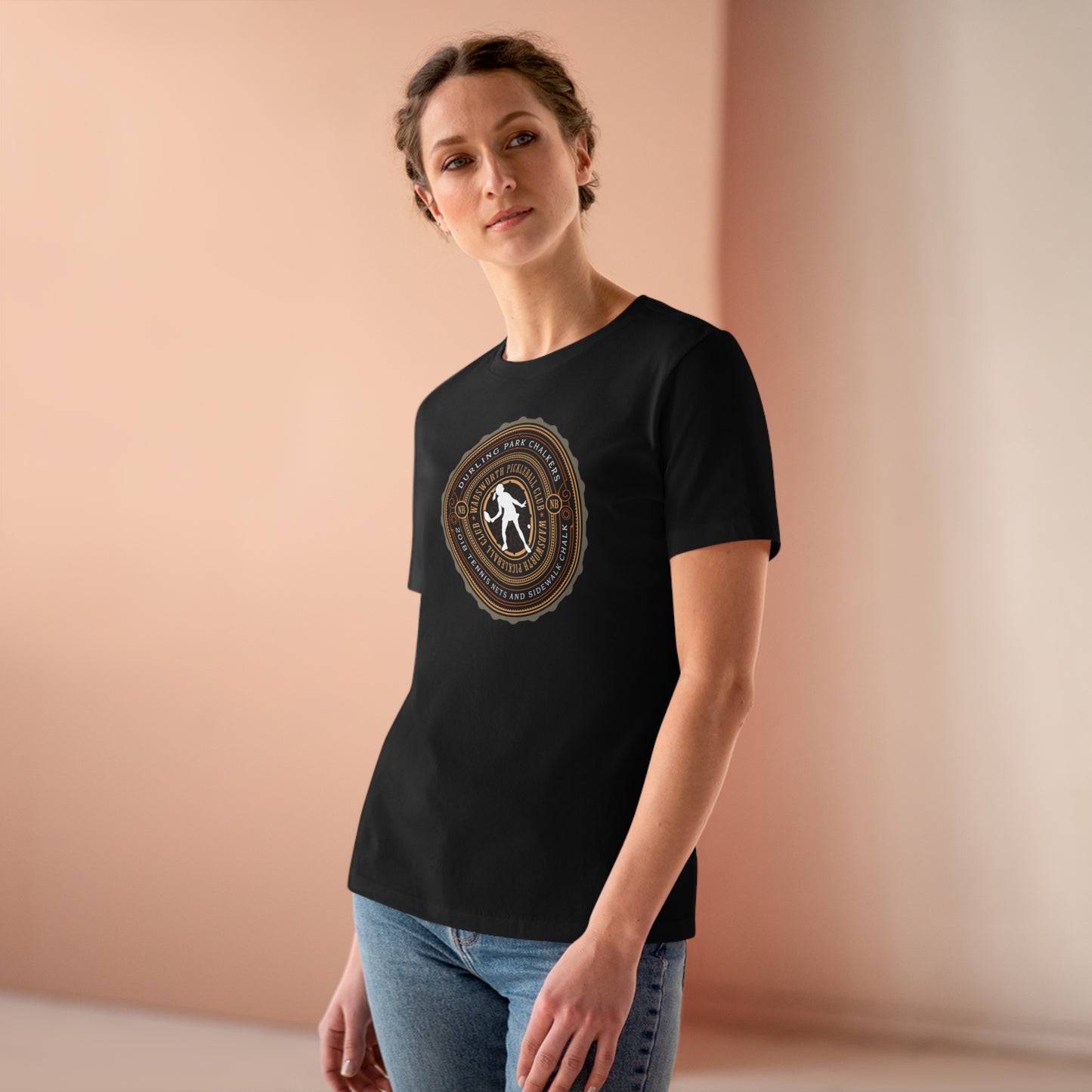 BEDILLION-DURLING PARK CHALKERS (FRONT & BACK), Women's Relaxed Fit T-shirt