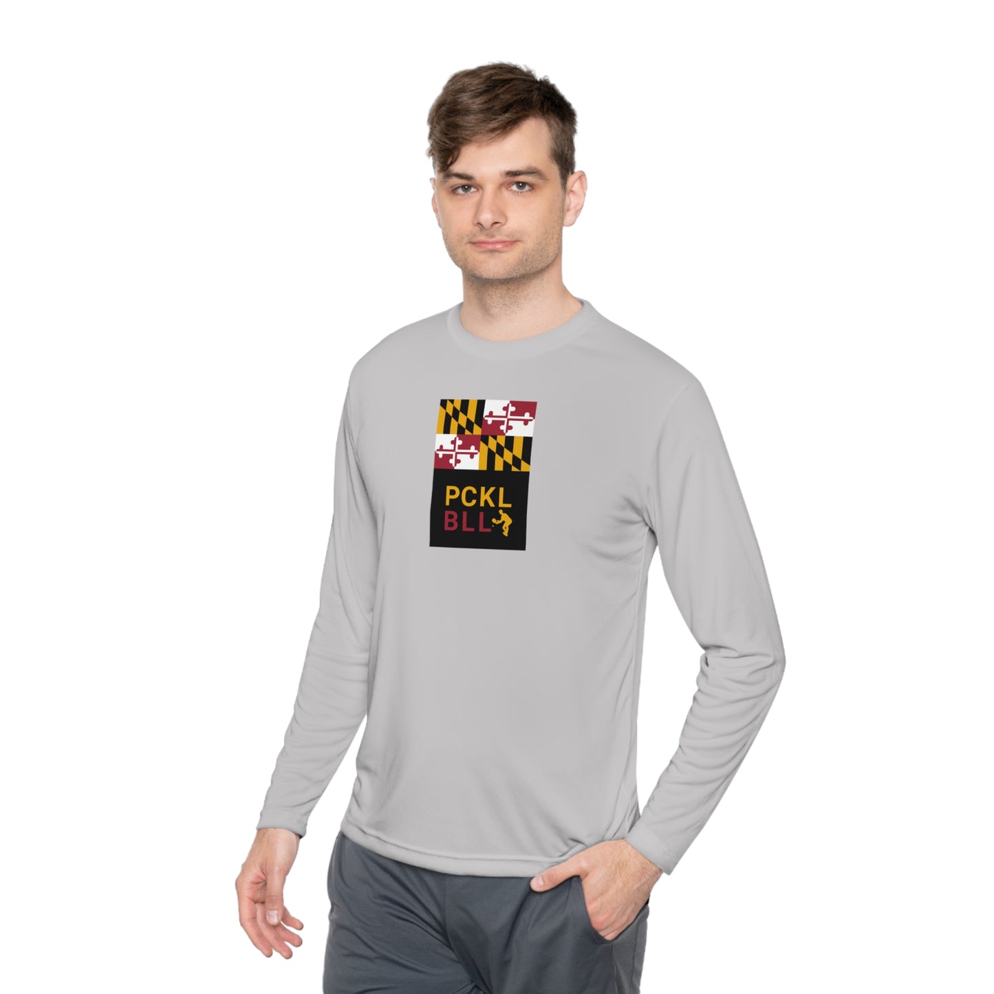 MD FLAG, PCKL-BLL MAN ATHLETE-Unisex Lightweight Long Sleeve Tee